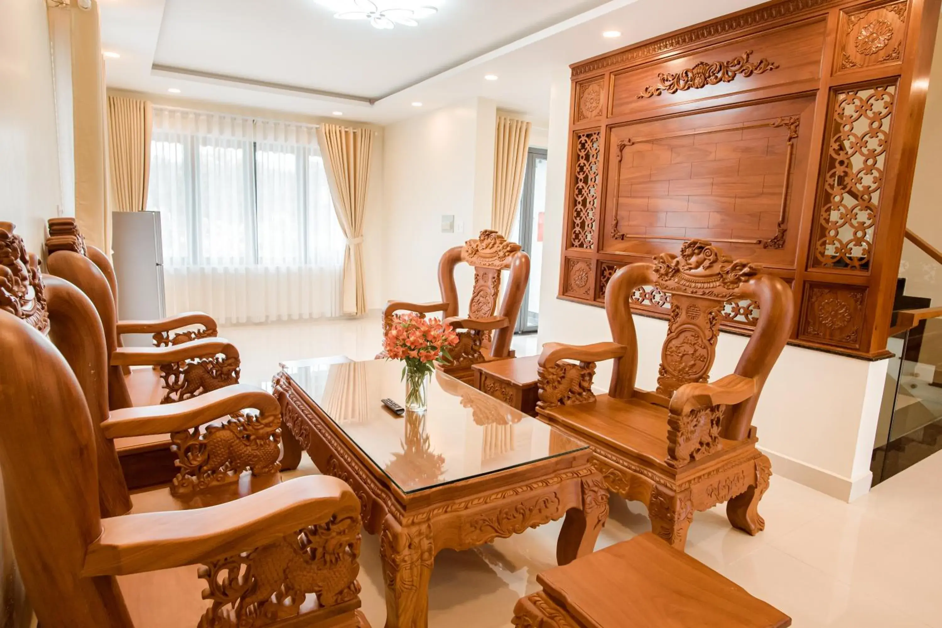 Living room in Thuy Hoang Nguyen Resort & Spa Living room in Thuy Hoang Nguyen Resort & Spa