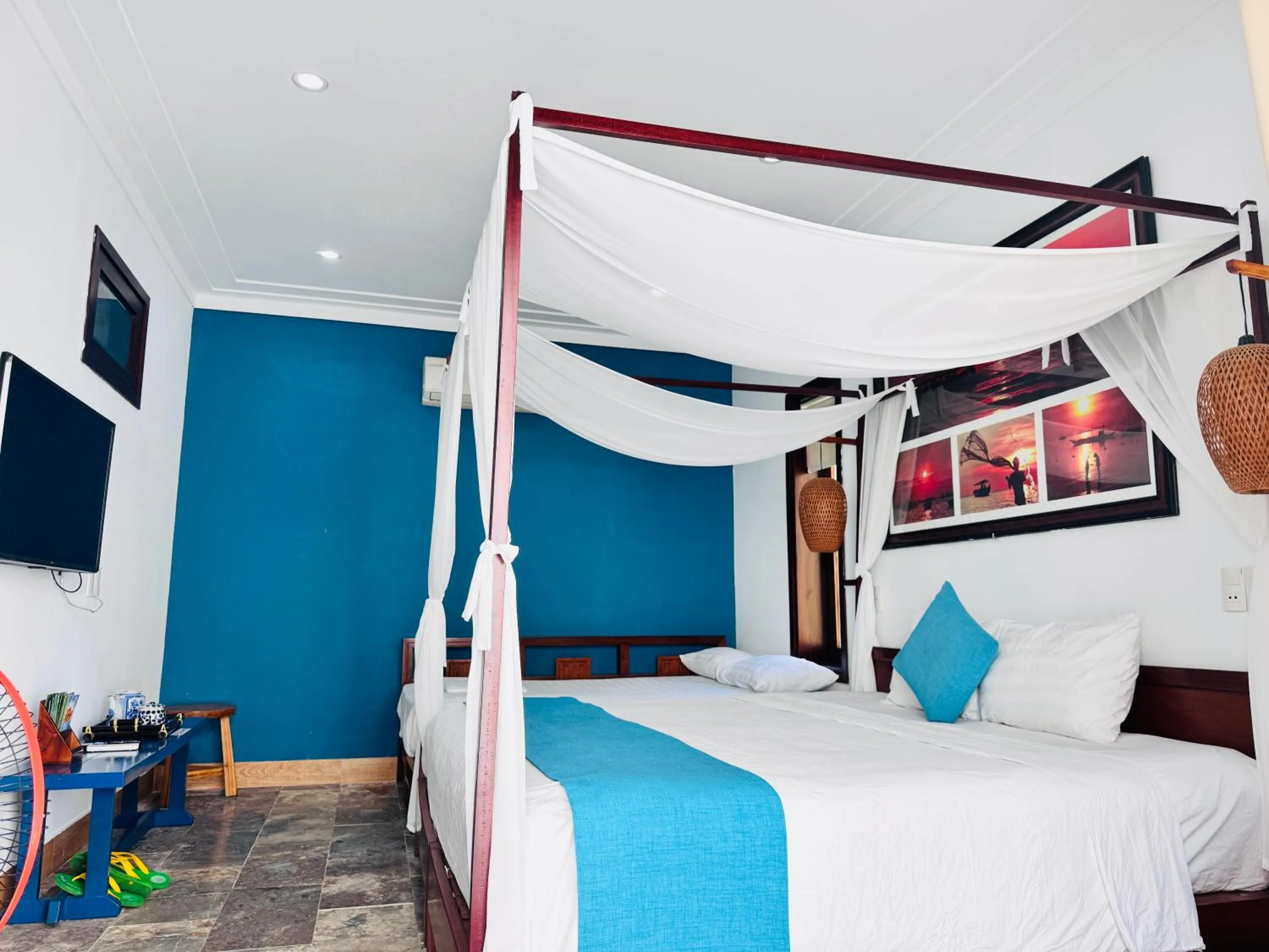 Bed in Relax Garden Boutique Villa Hoi An