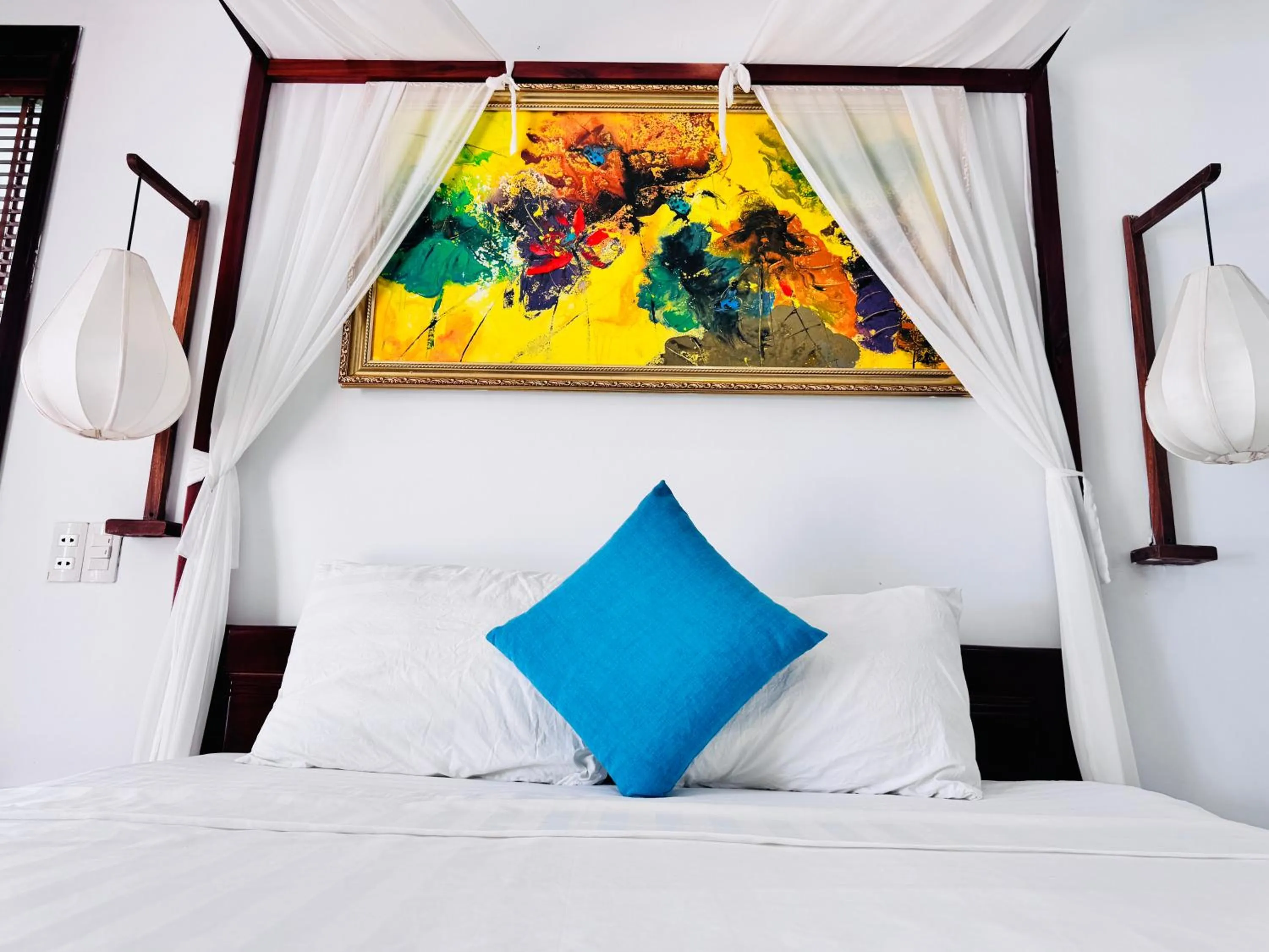 Bed in Relax Garden Boutique Villa Hoi An