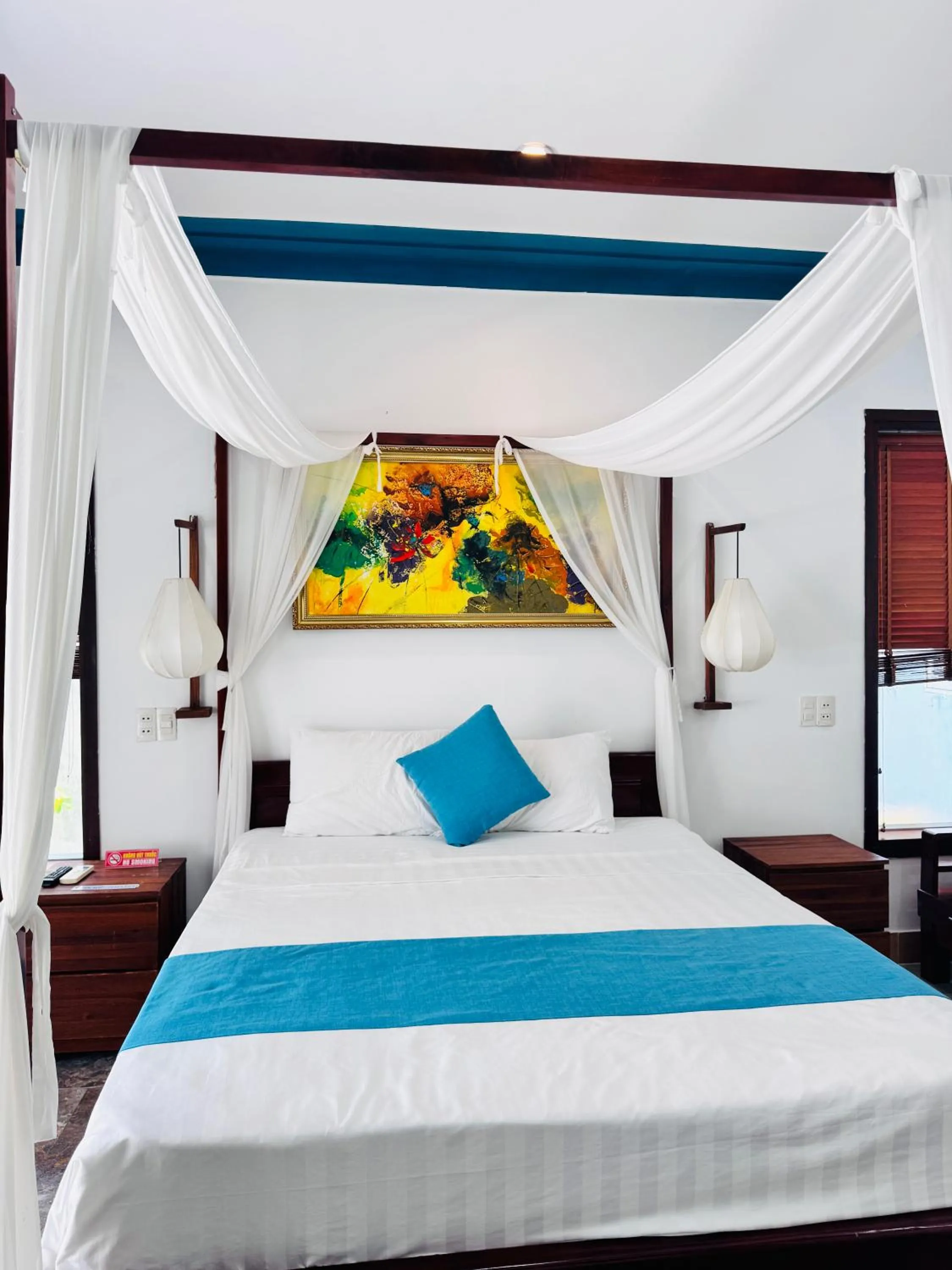 Bed in Relax Garden Boutique Villa Hoi An