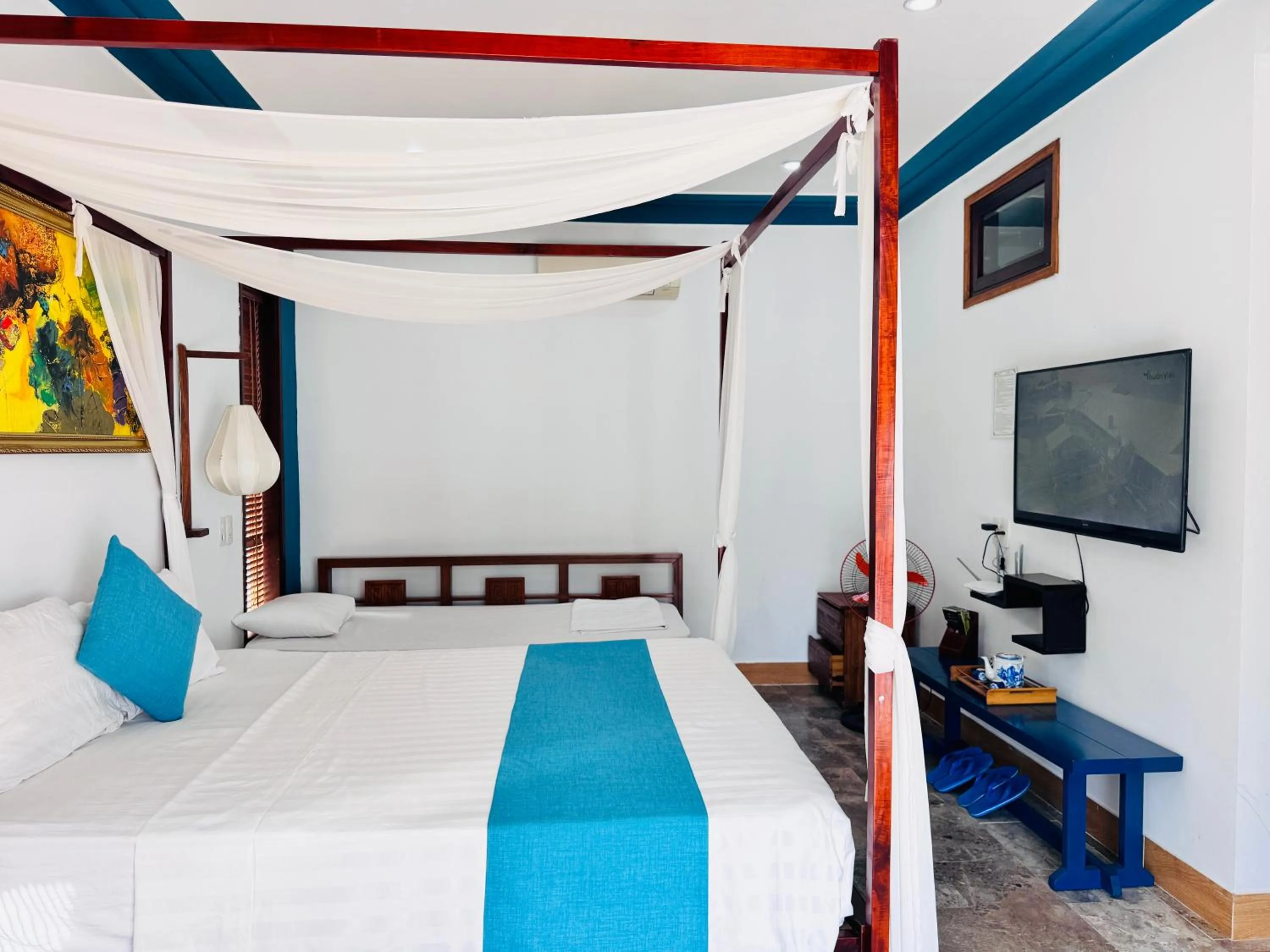 Bed in Relax Garden Boutique Villa Hoi An