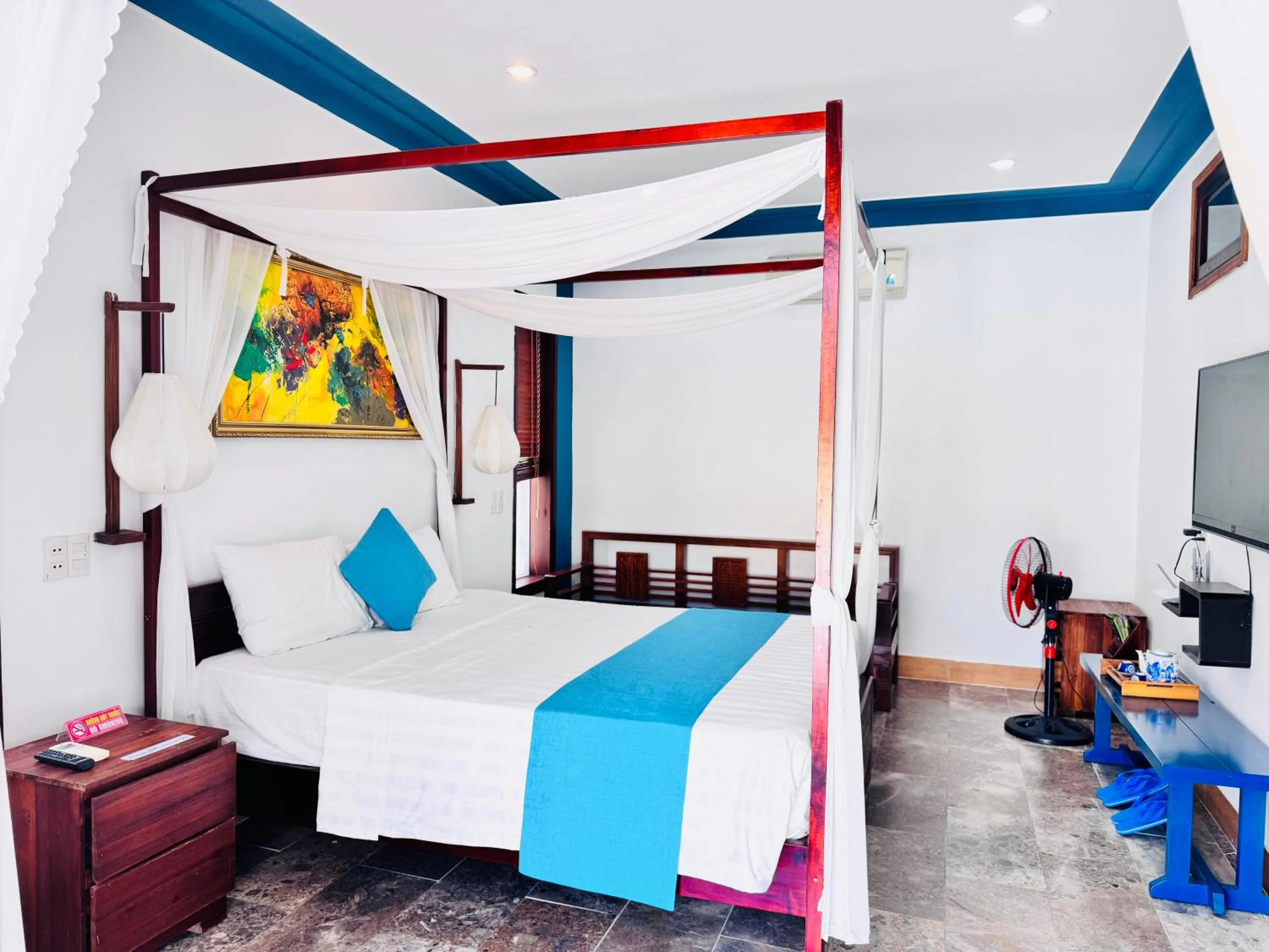 Bed in Relax Garden Boutique Villa Hoi An