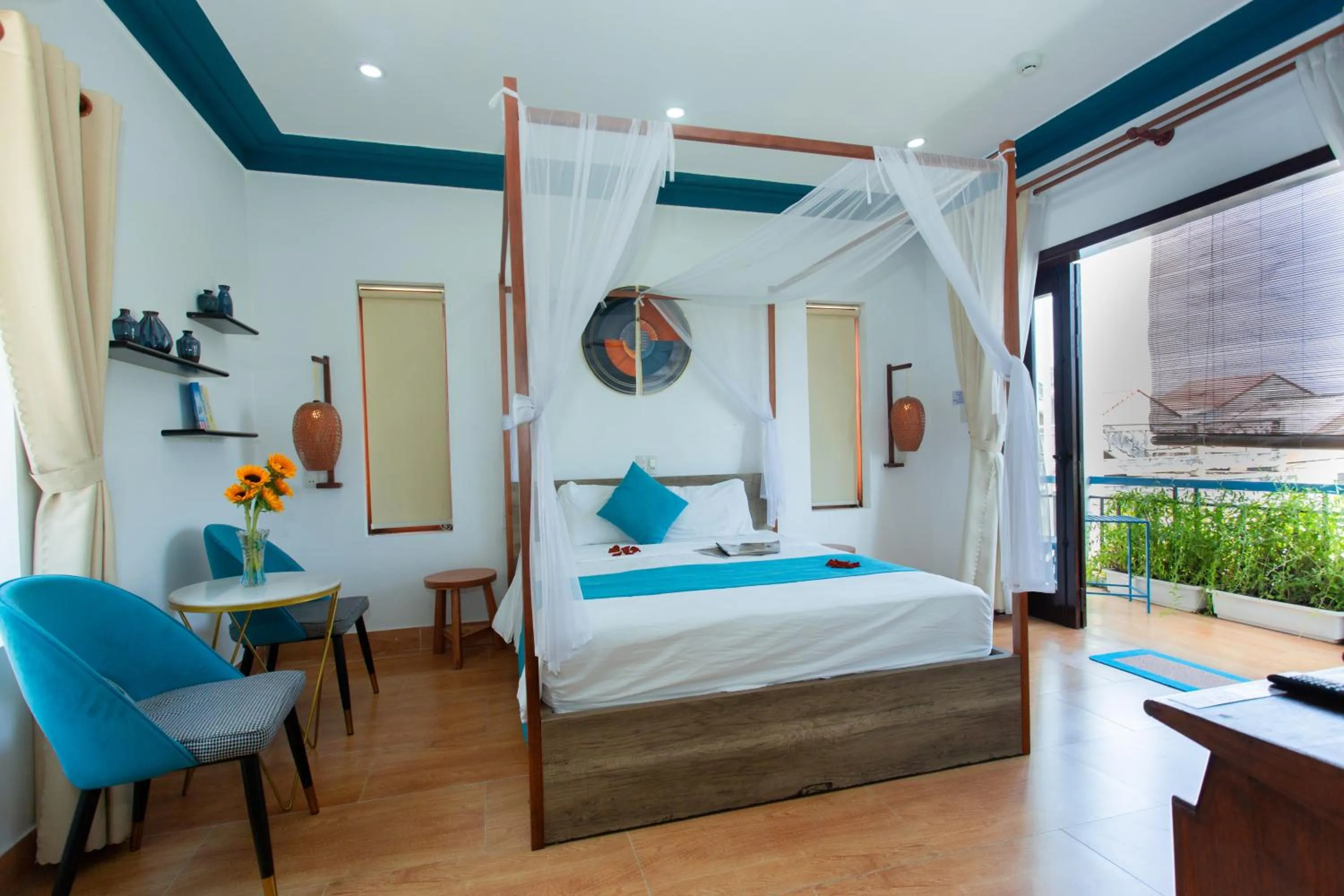 Bed in Relax Garden Boutique Villa Hoi An