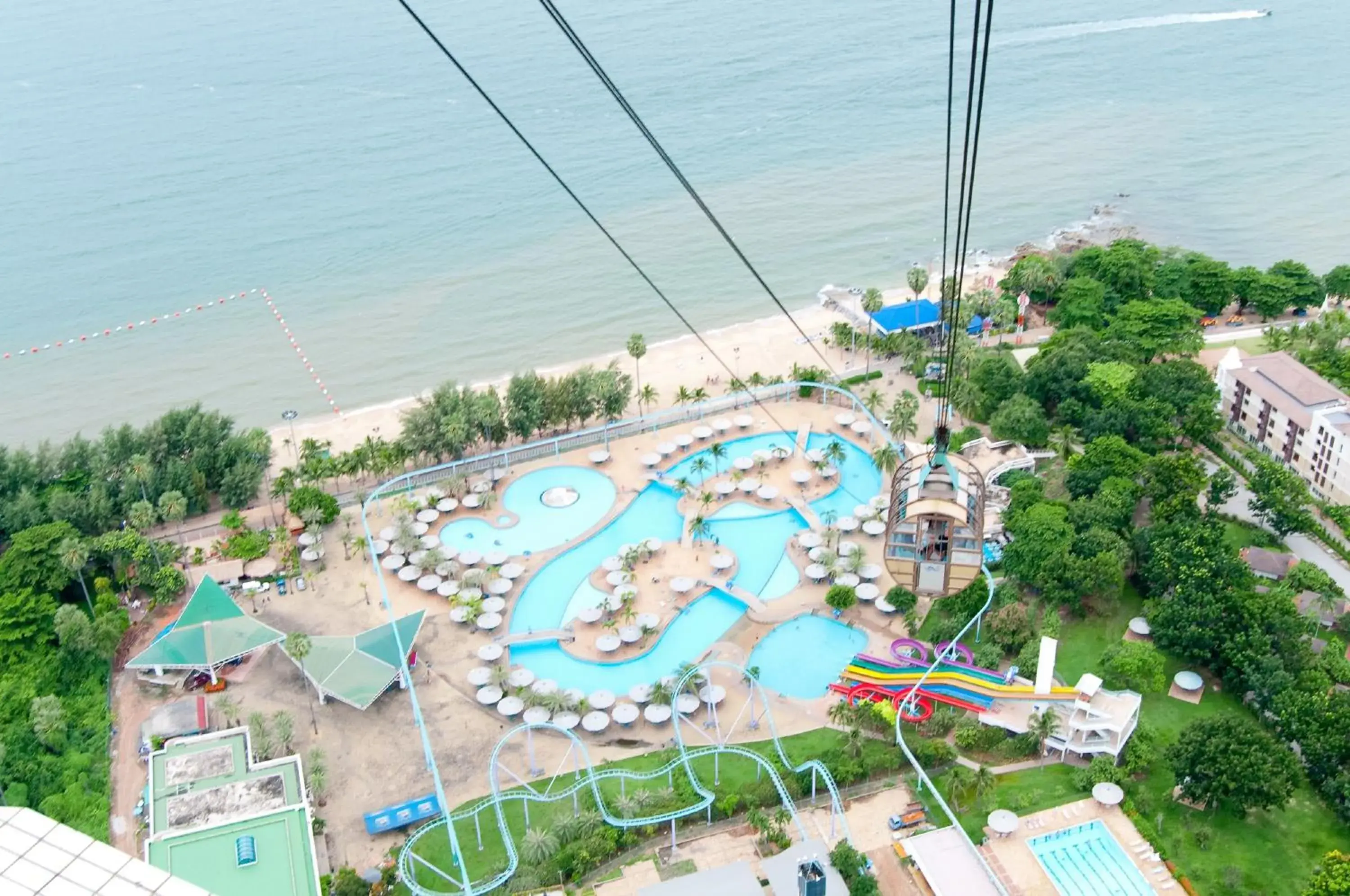 Swimming pool, Bird's-eye View in Pattaya Park Beach Resort (SHA Extra Plus)