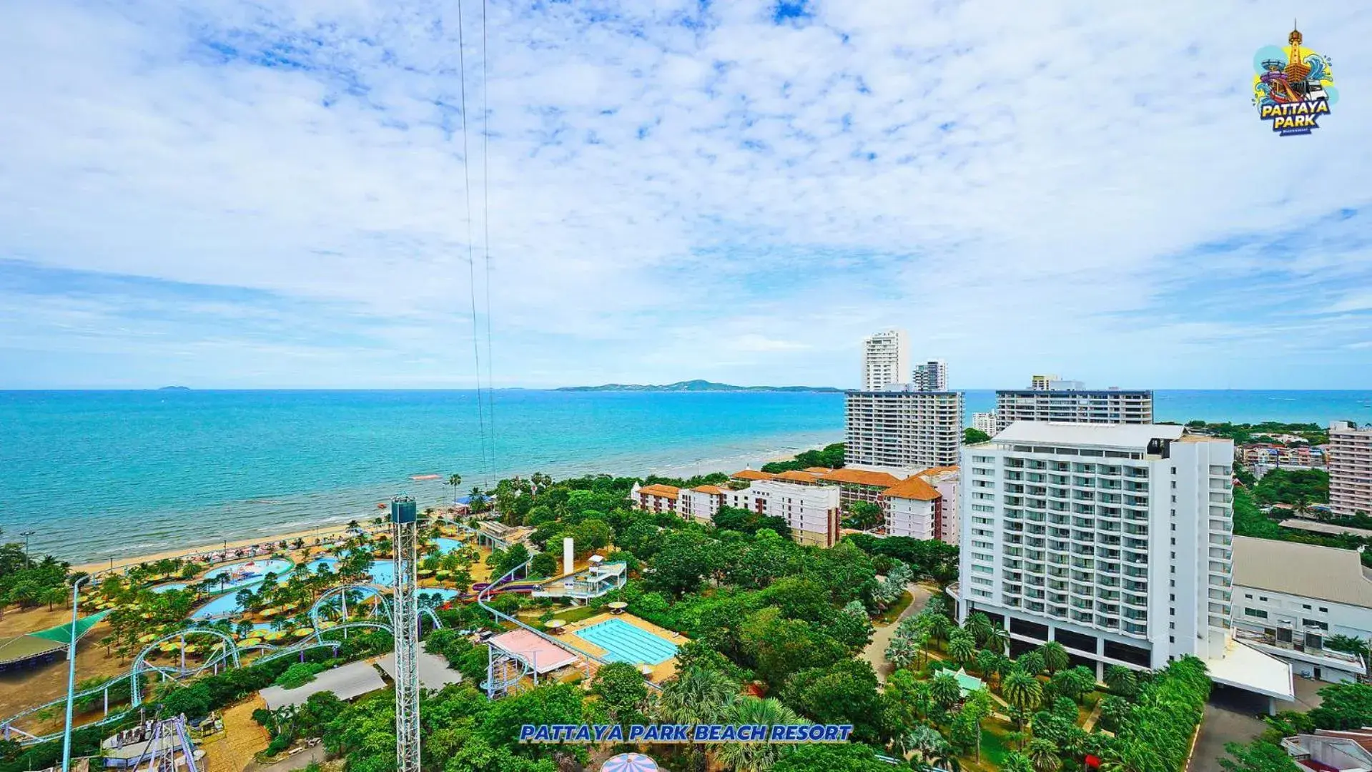 Bird's eye view in Pattaya Park Beach Resort Bird's eye view in Pattaya Park Beach Resort