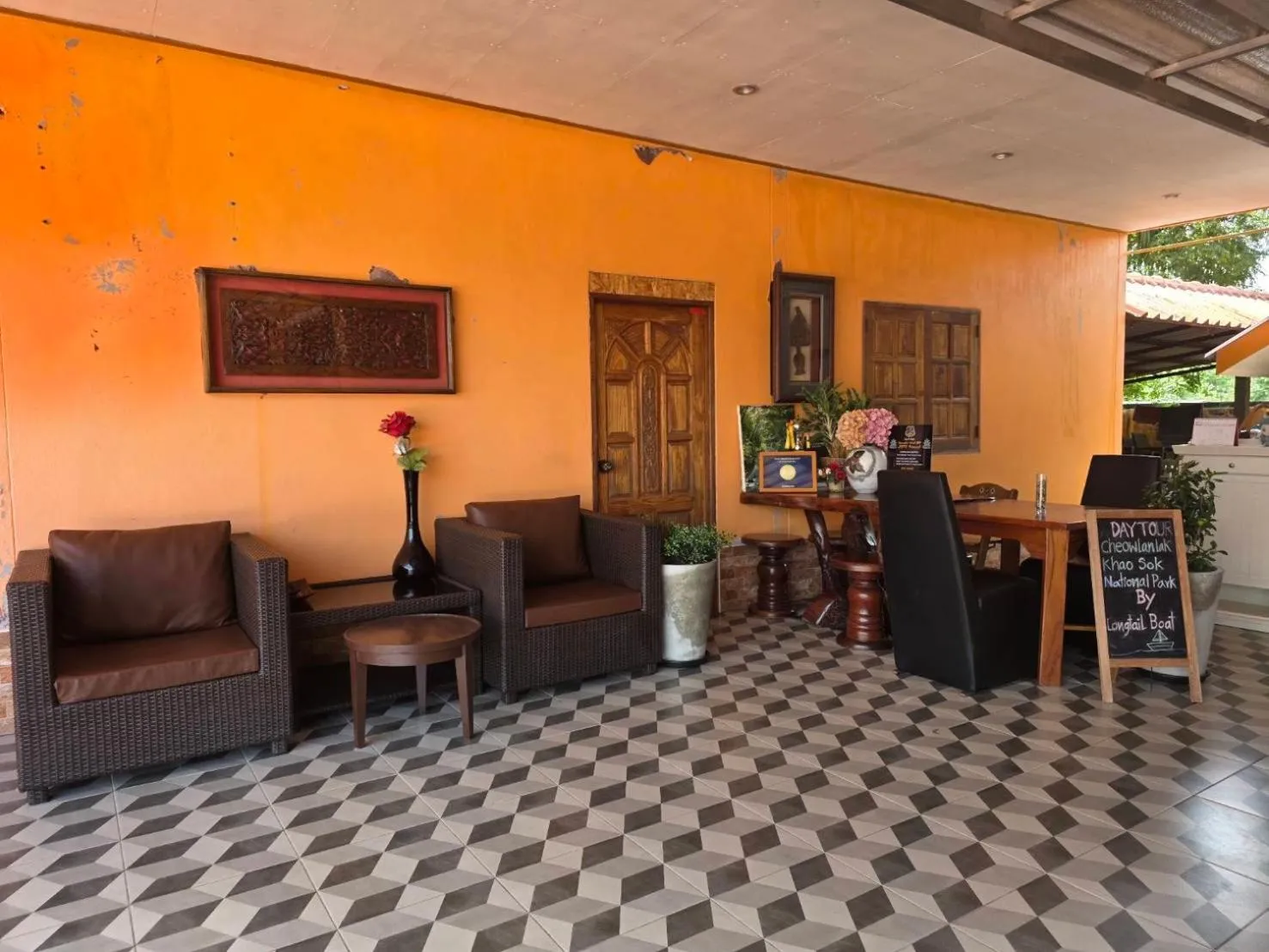 Seating area in All Times Pool Villas