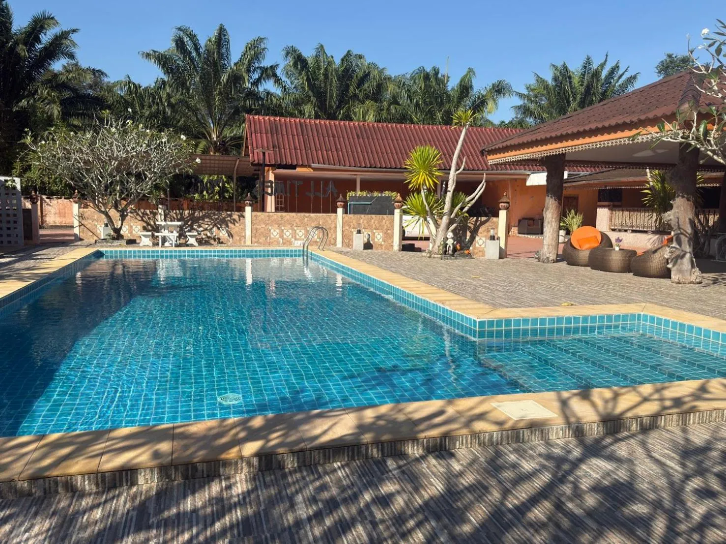 Swimming pool in All Times Pool Villas