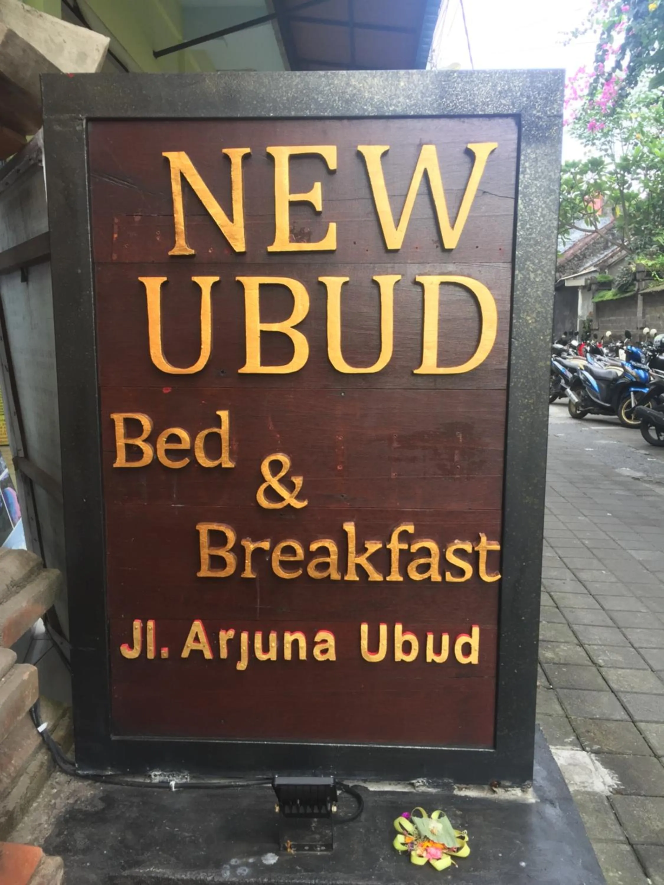 Facade/entrance in New Ubud Hostel