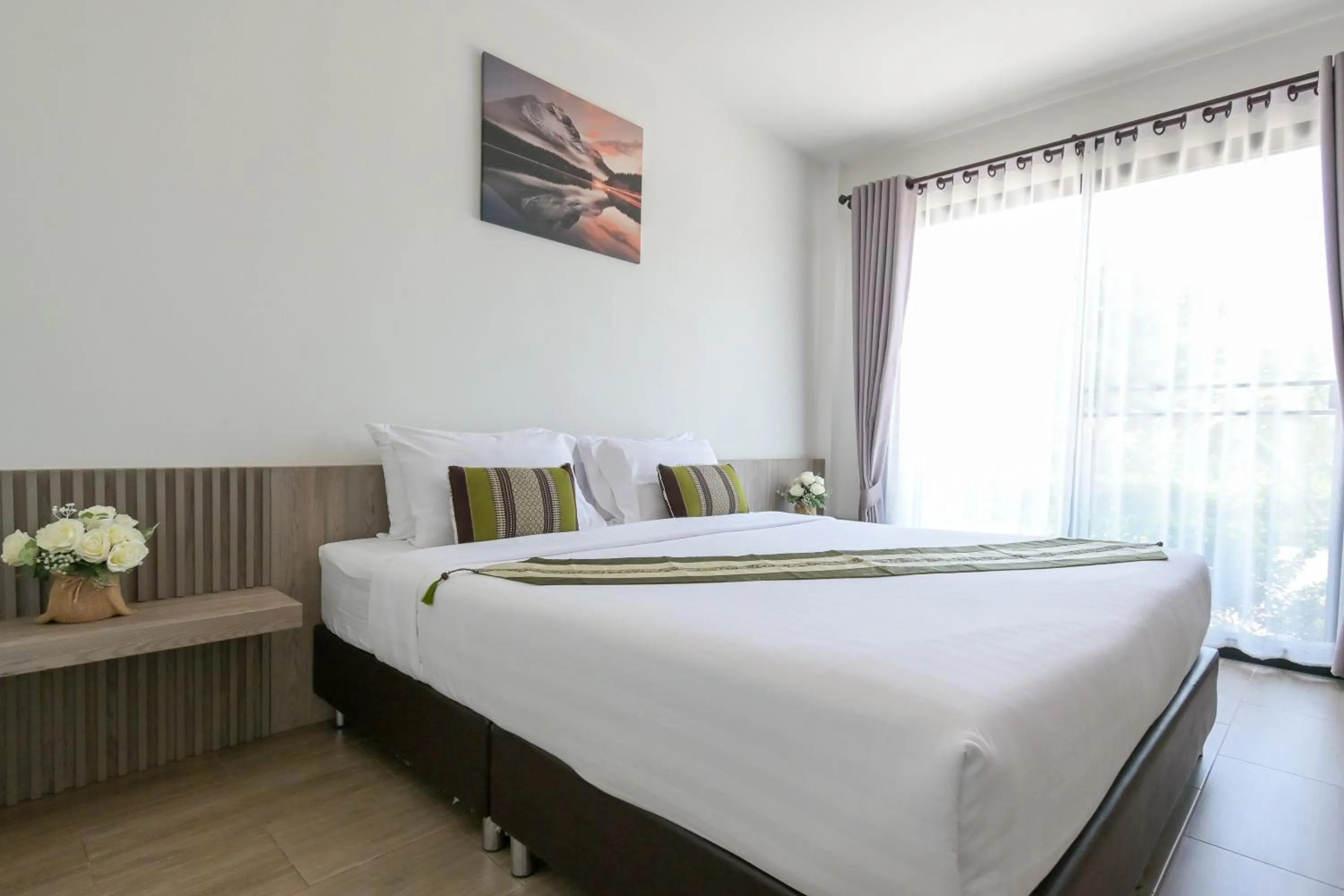 Bedroom, Bed in Baan Kieng Tawan