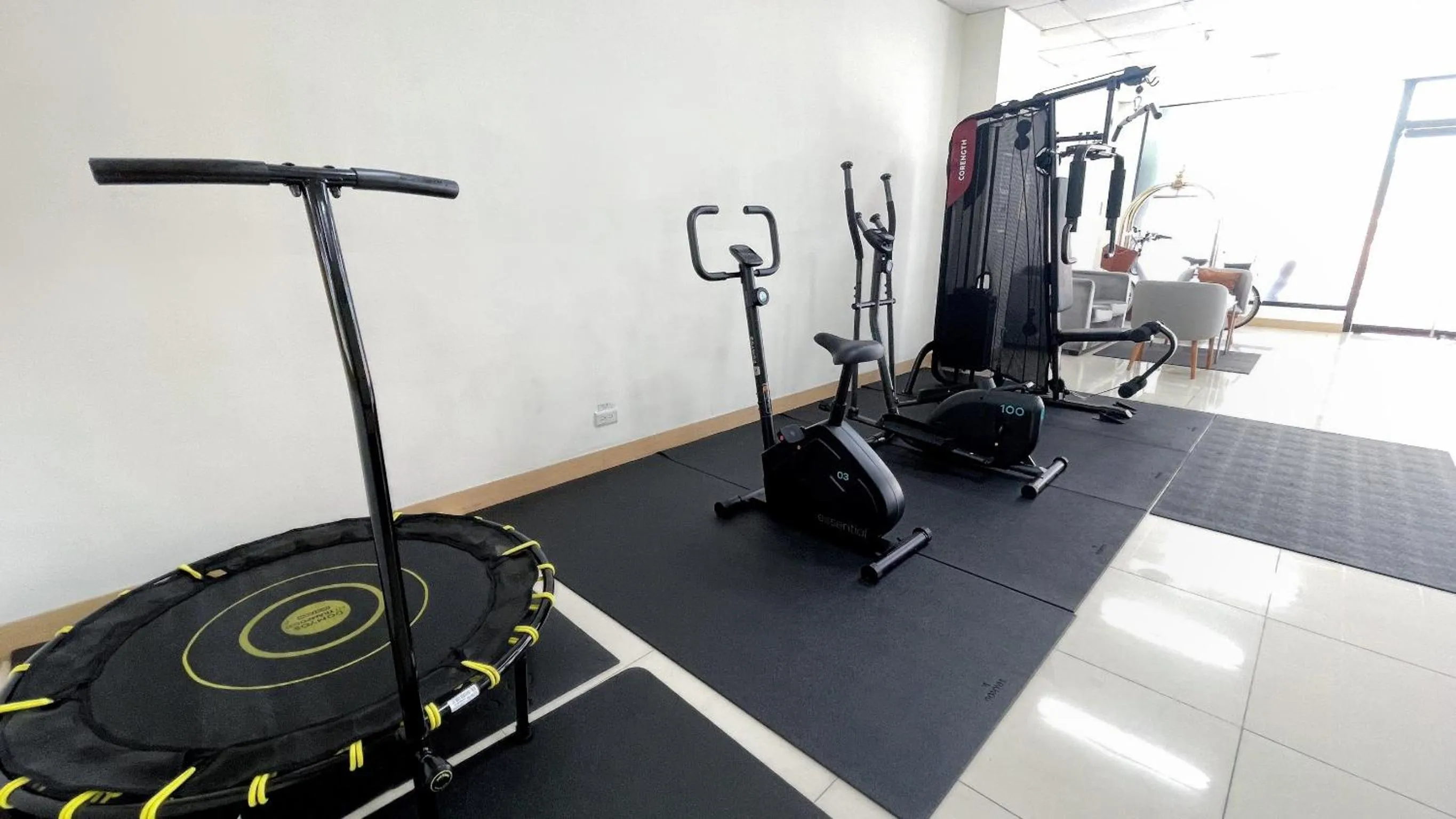 Fitness centre/facilities in Delton Hotel