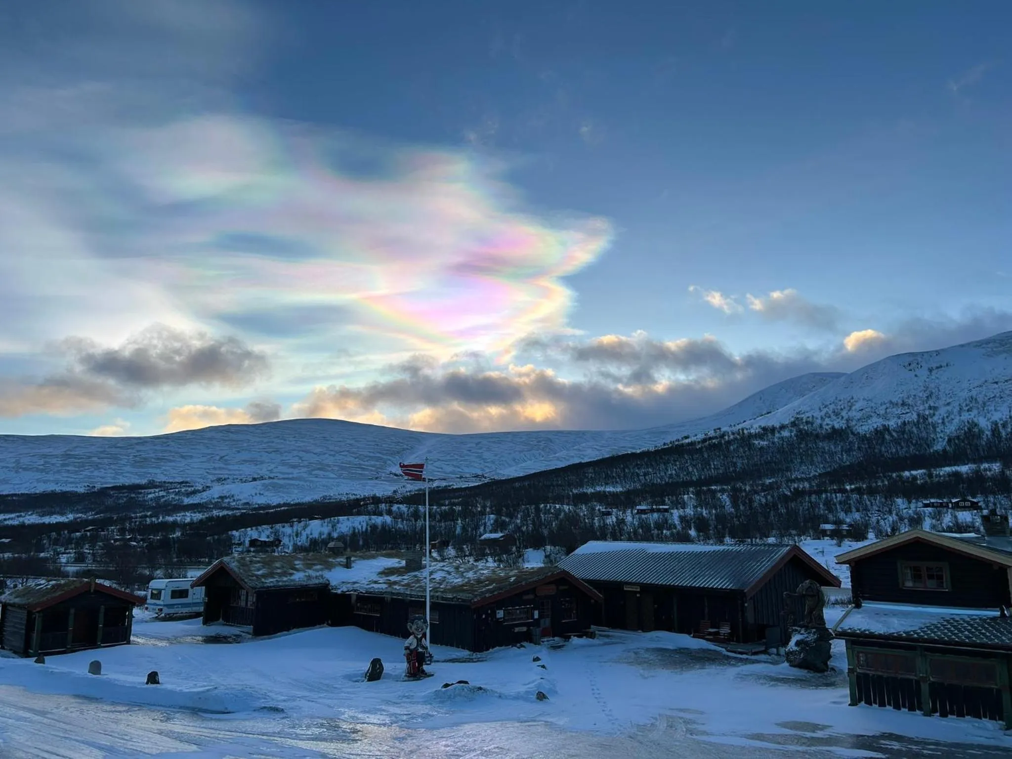 Mountain view in Dovregubbens Hall