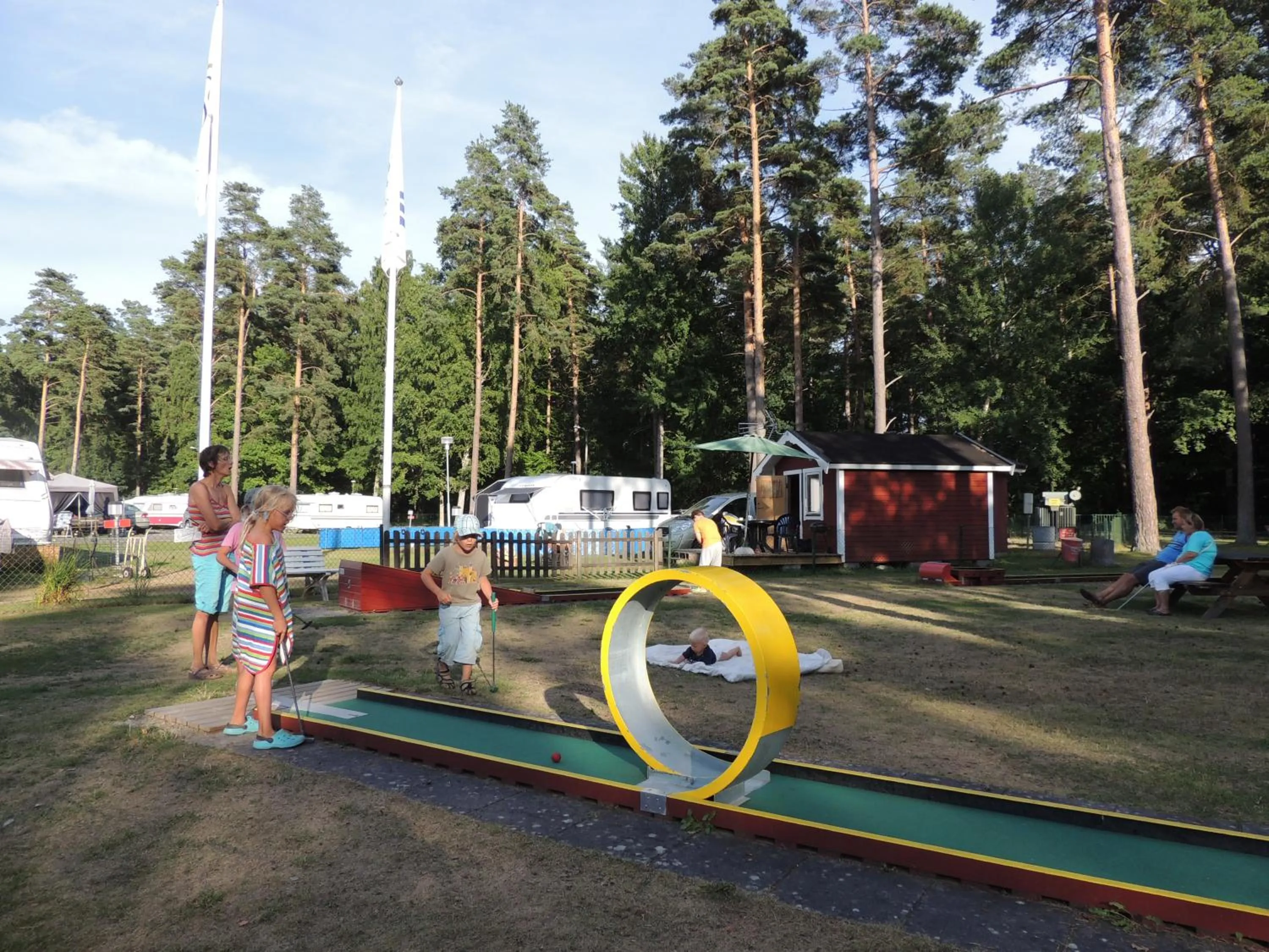 Minigolf in Bromölla Camping o Vandrarhem