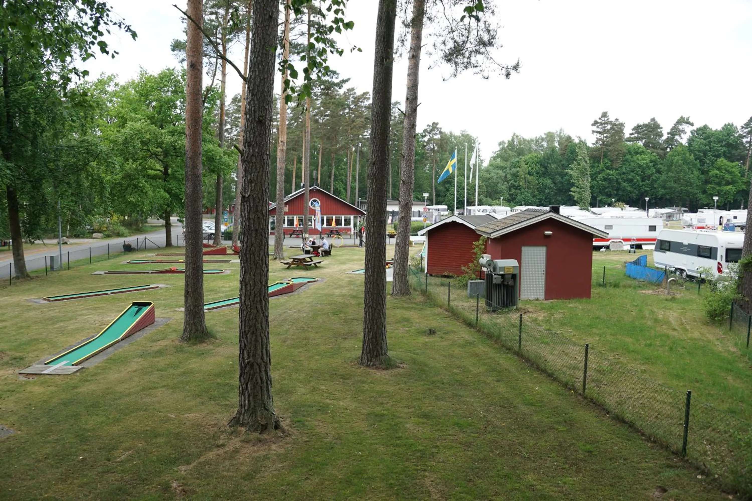 Minigolf in Bromölla Camping o Vandrarhem