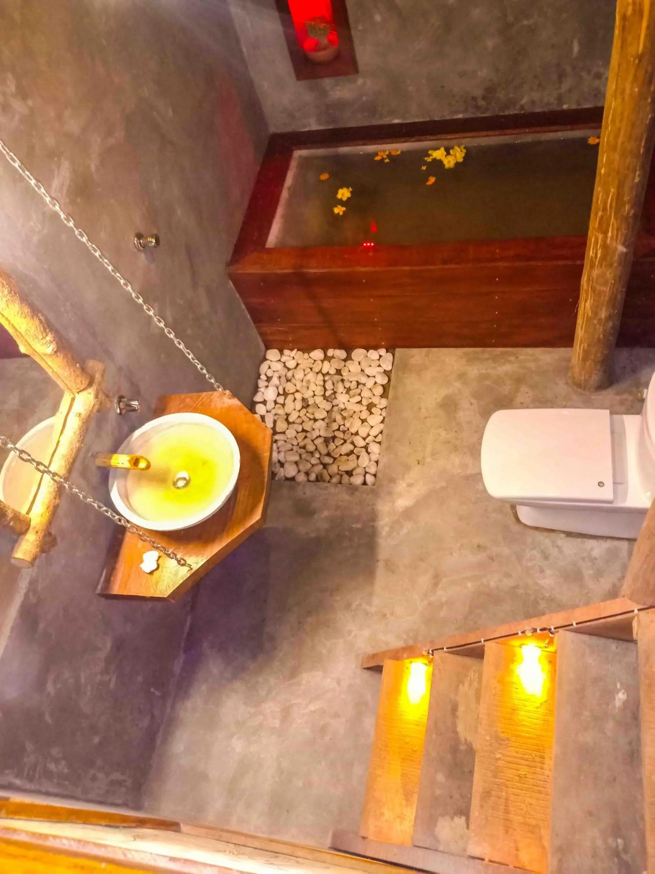 Bathroom in girilena resort