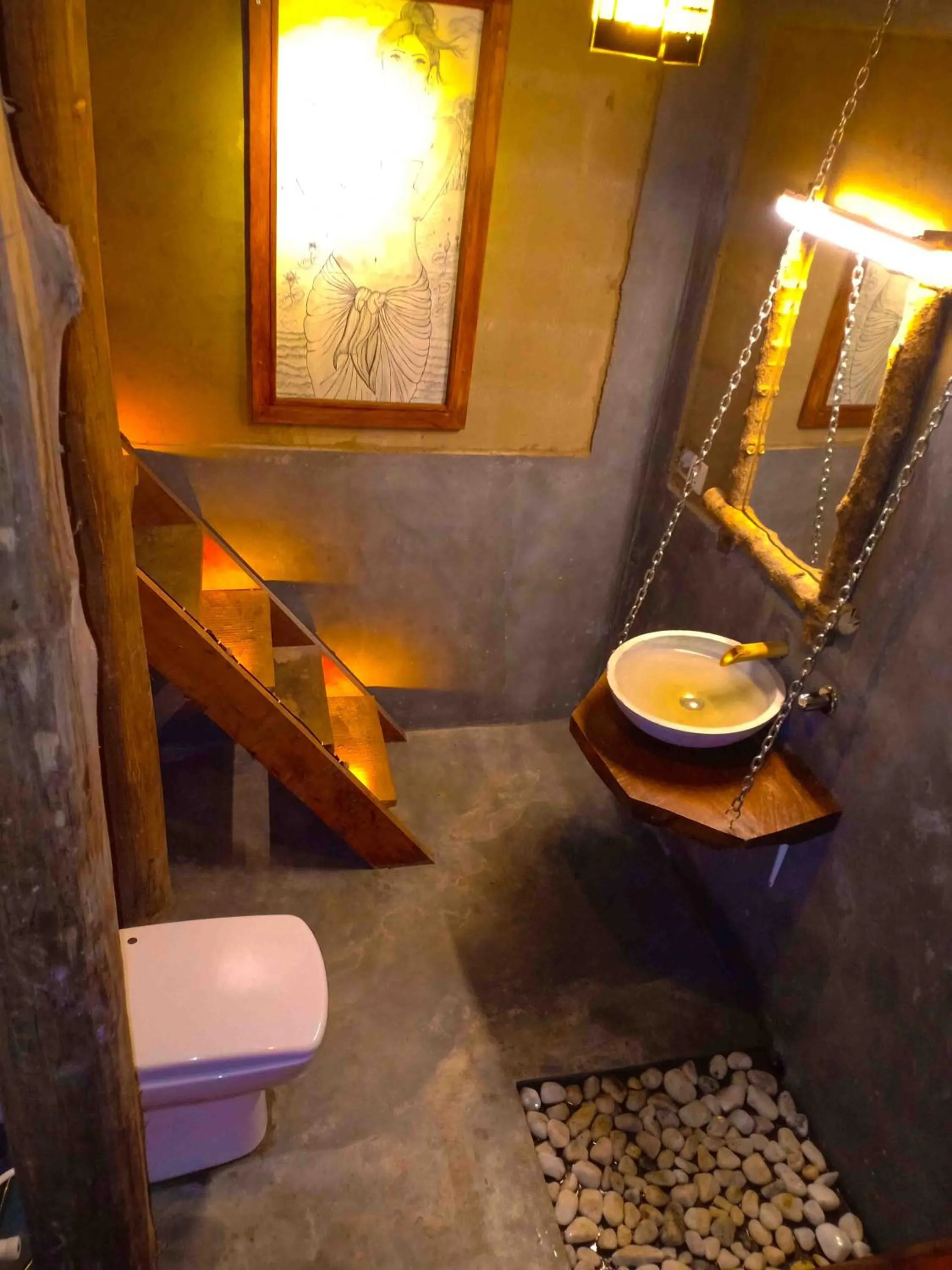 Bathroom in girilena resort