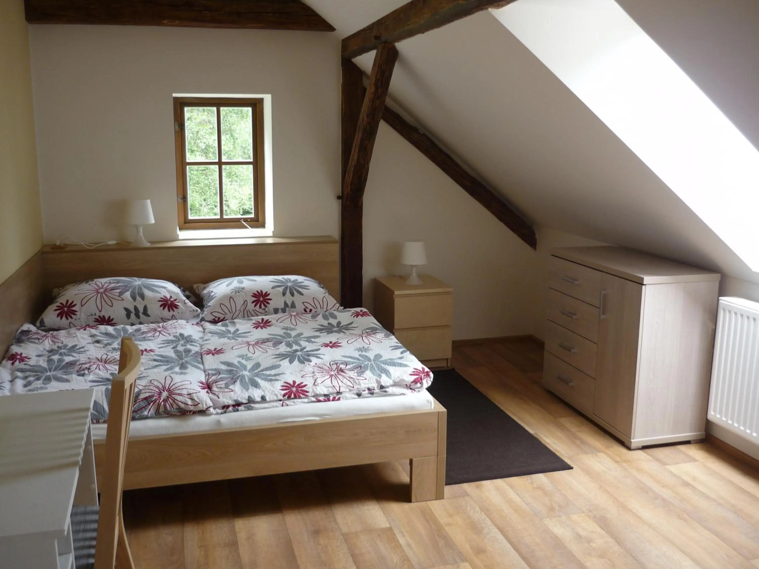 Bedroom, Bed in Hájovna Bukovec