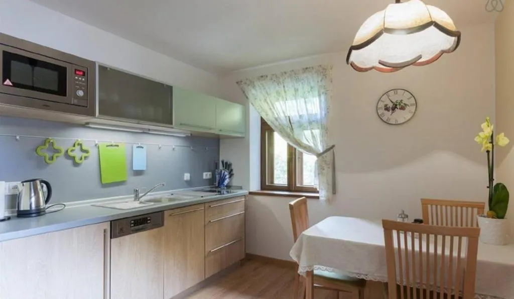 Kitchen or kitchenette in Hájovna Bukovec