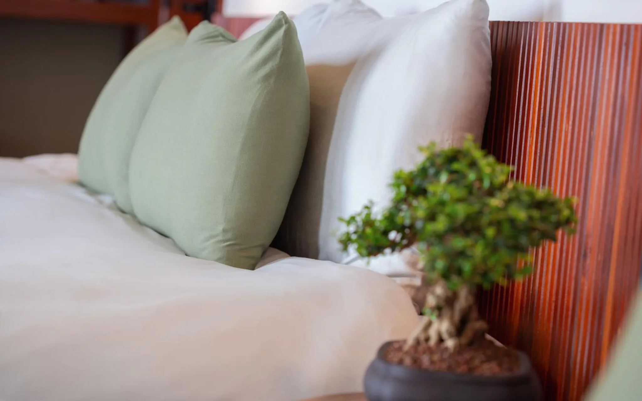 Bed in Pi Boutique Hotel