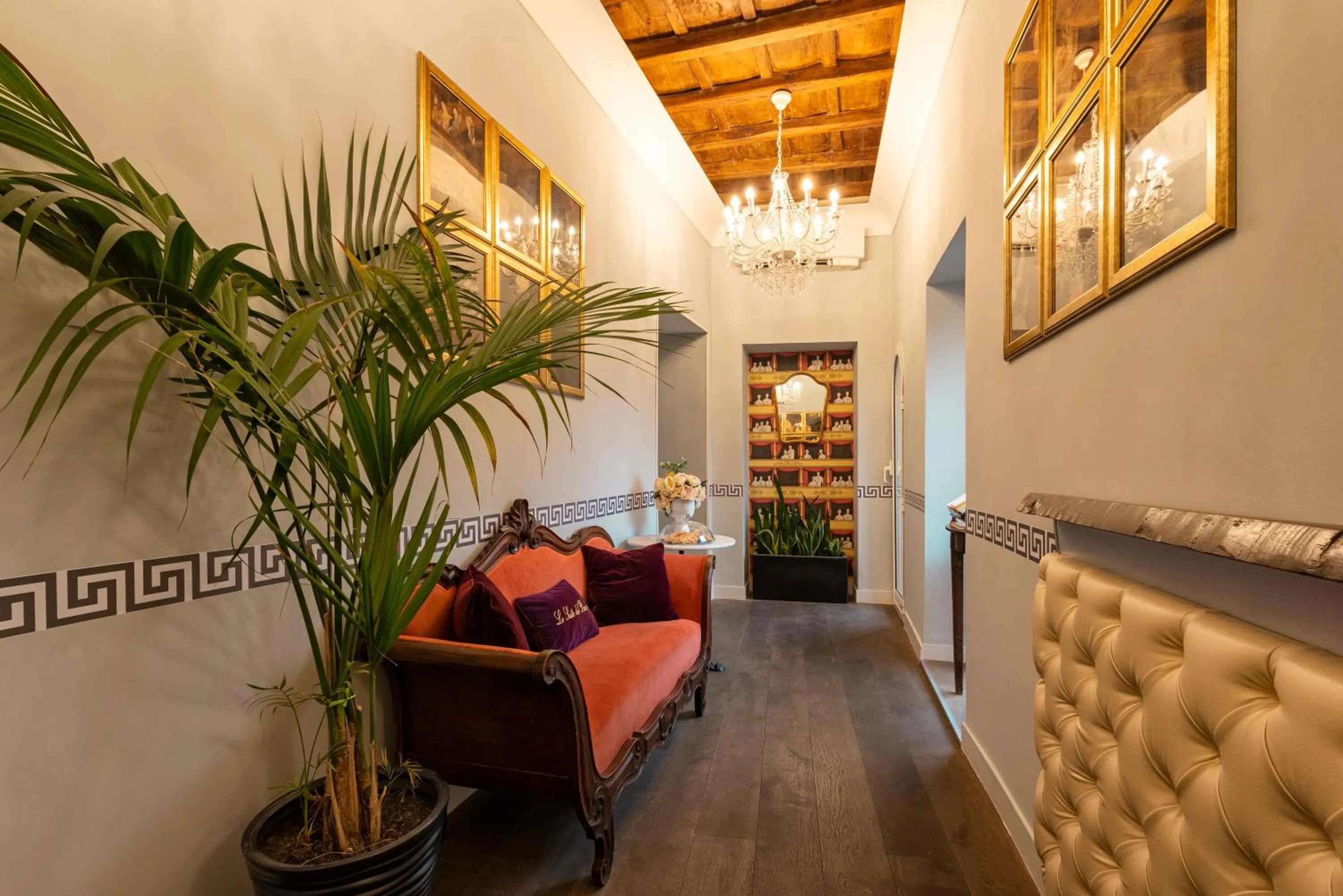 Lobby or reception in Le Suite del Barone