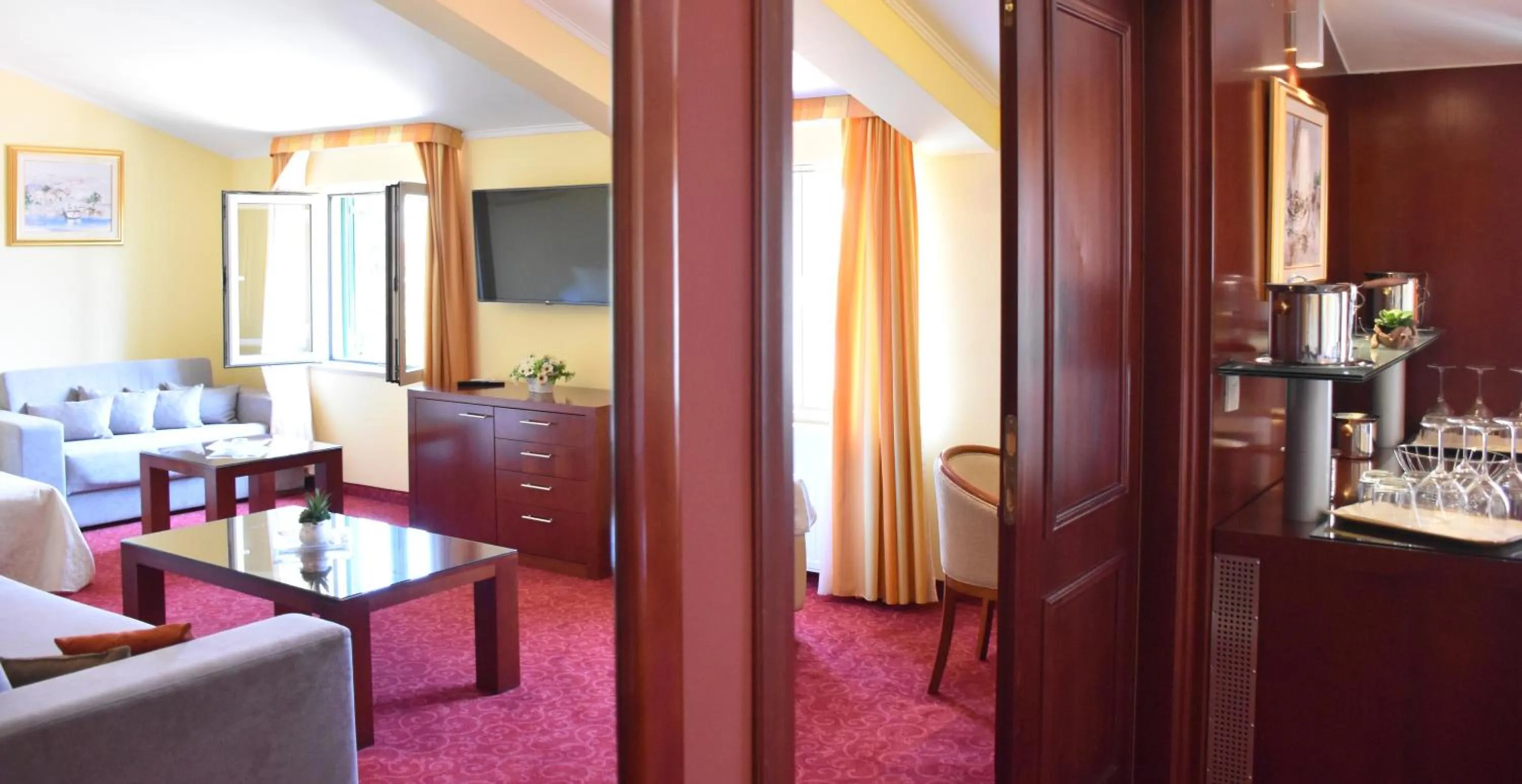 Seating area in Villa Riva