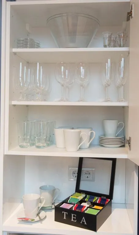 Kitchen or kitchenette in Design-Apartments by Ulrike Horster