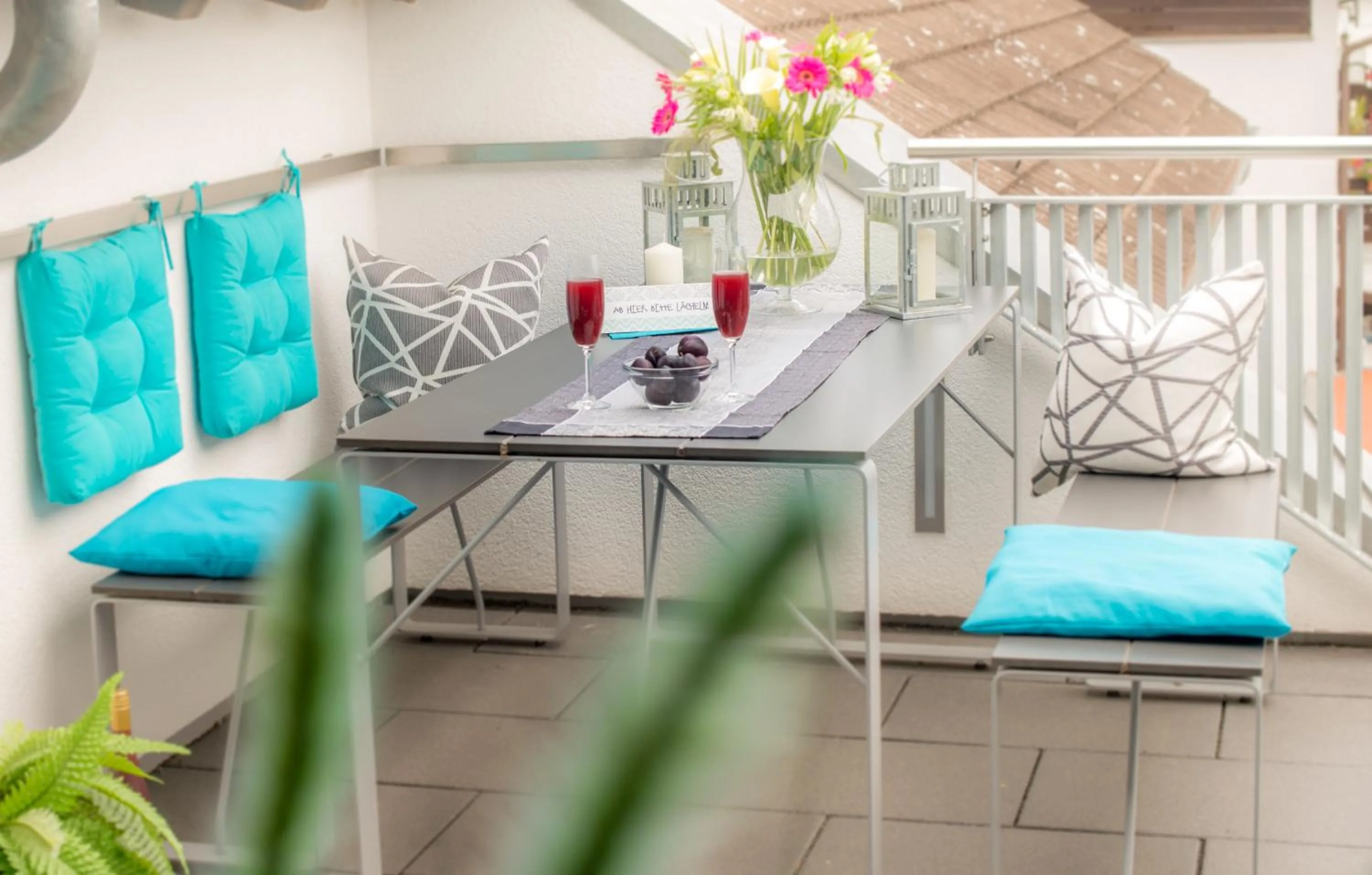 Balcony/Terrace in Design-Apartments by Ulrike Horster