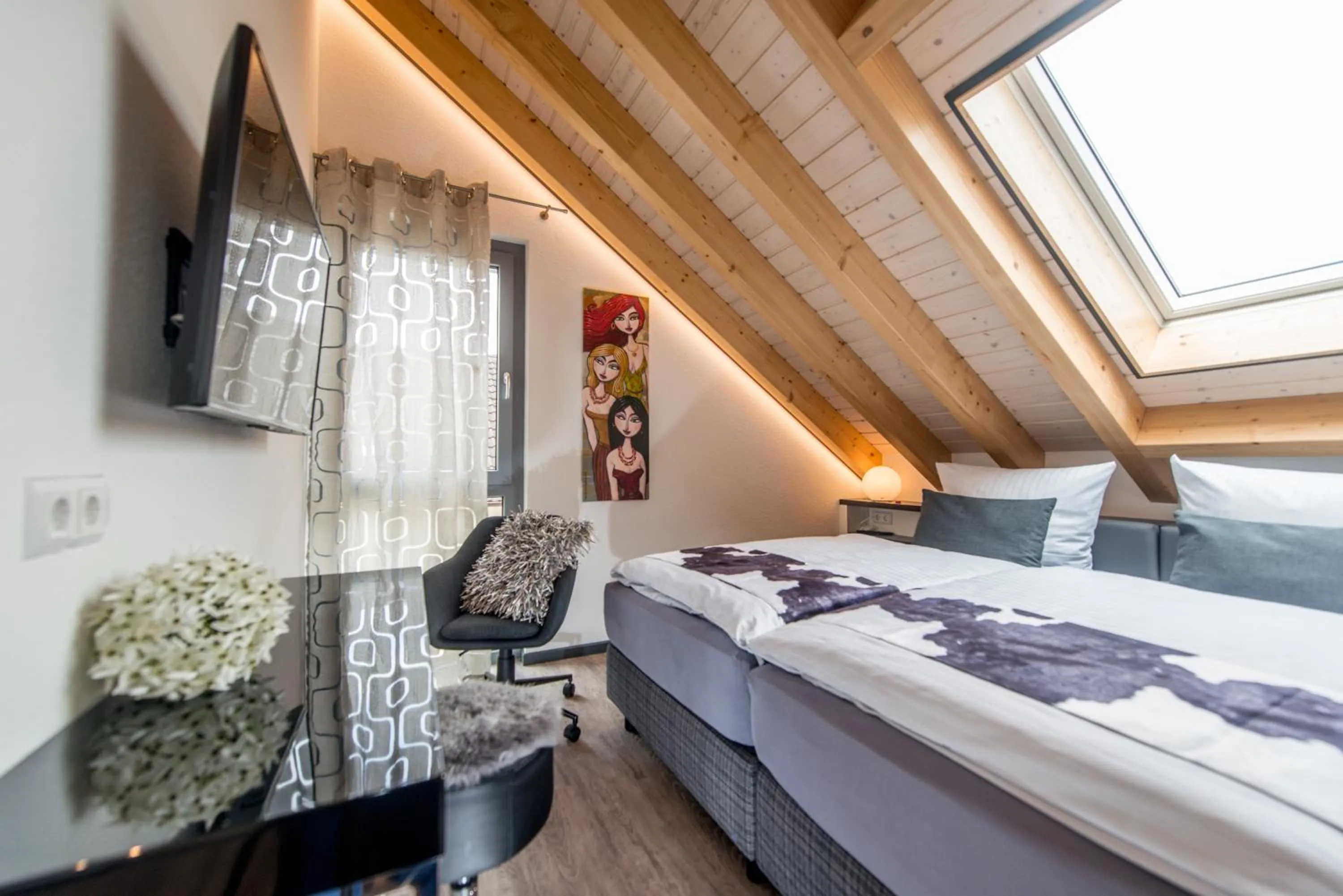 Bed in Design-Apartments by Ulrike Horster