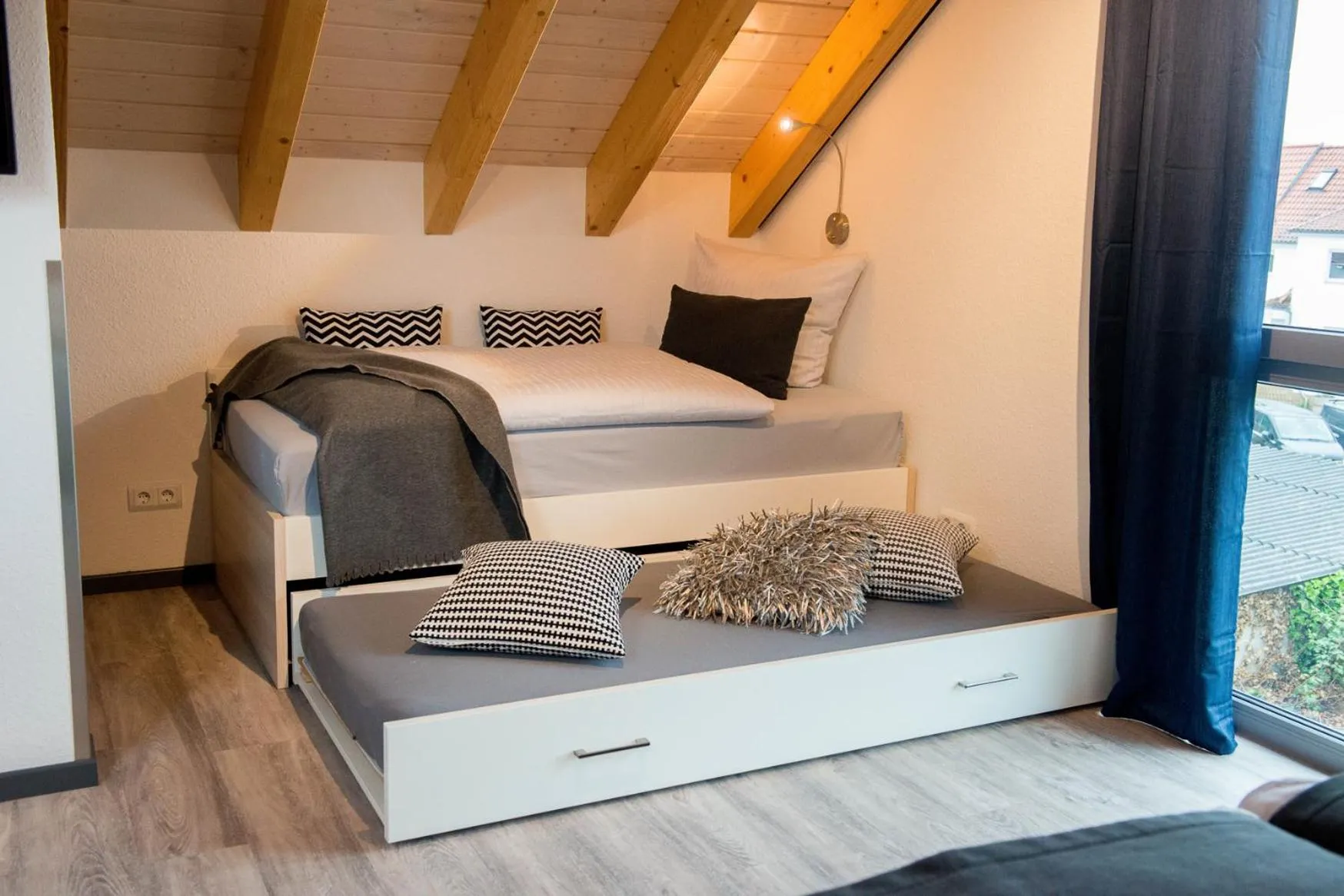 Bed in Design-Apartments by Ulrike Horster