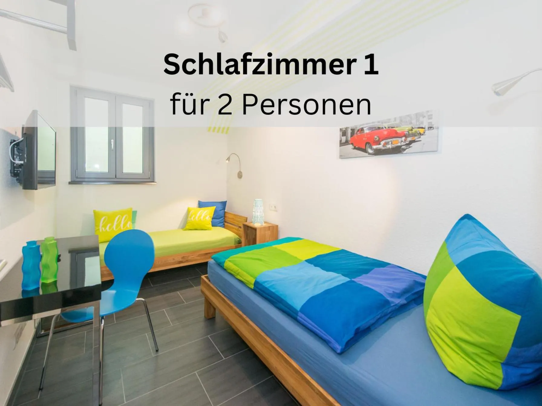 Bed in Design-Apartments by Ulrike Horster