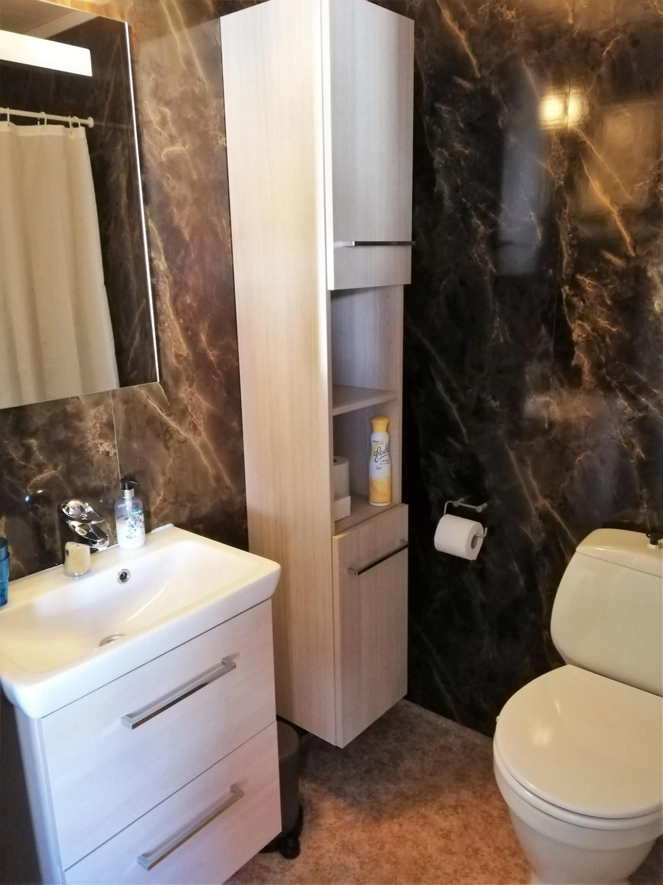 Toilet in Løvheim Gjestehus - Anneks