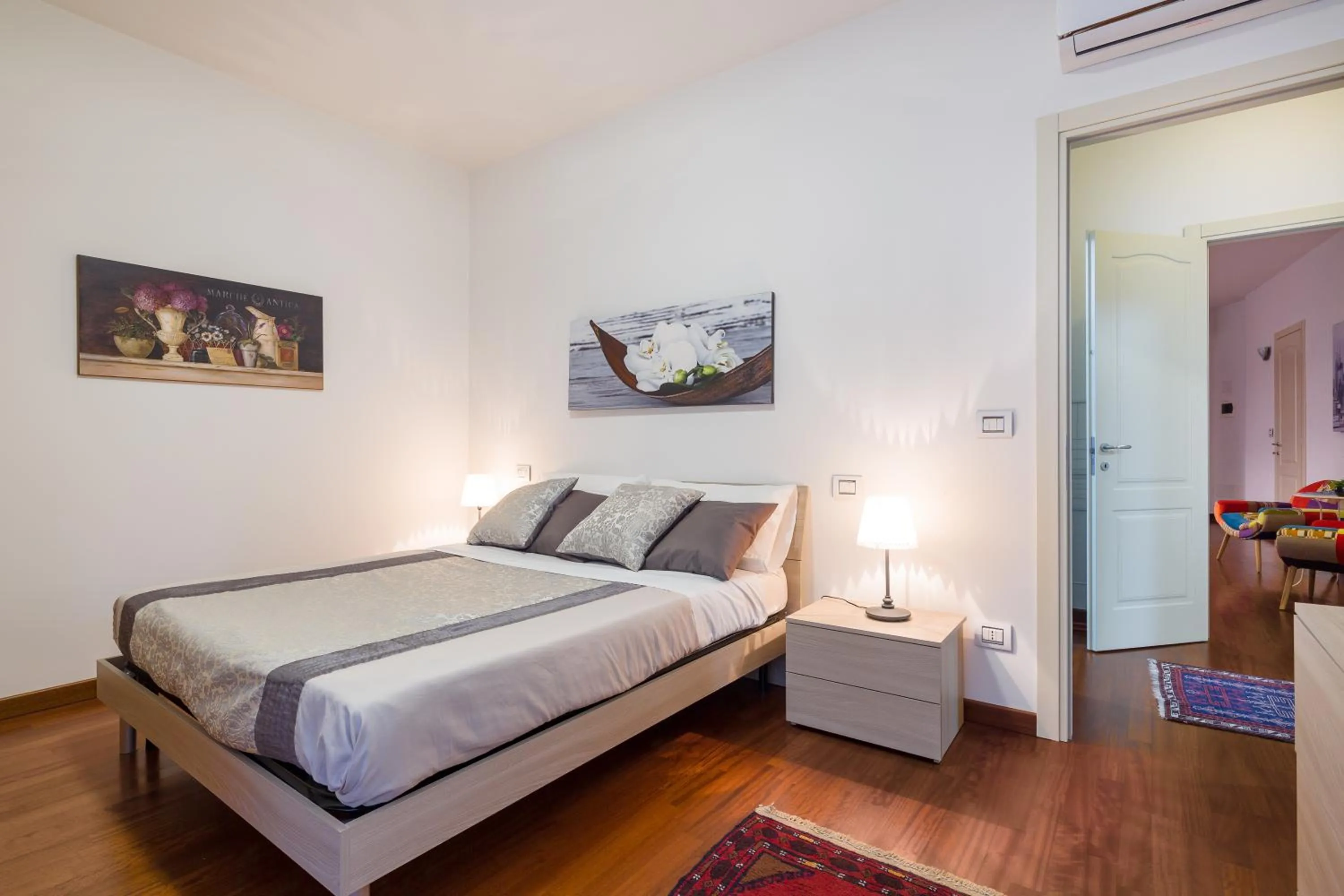 Bedroom, Bed in Cattaneo Arena Apartaments