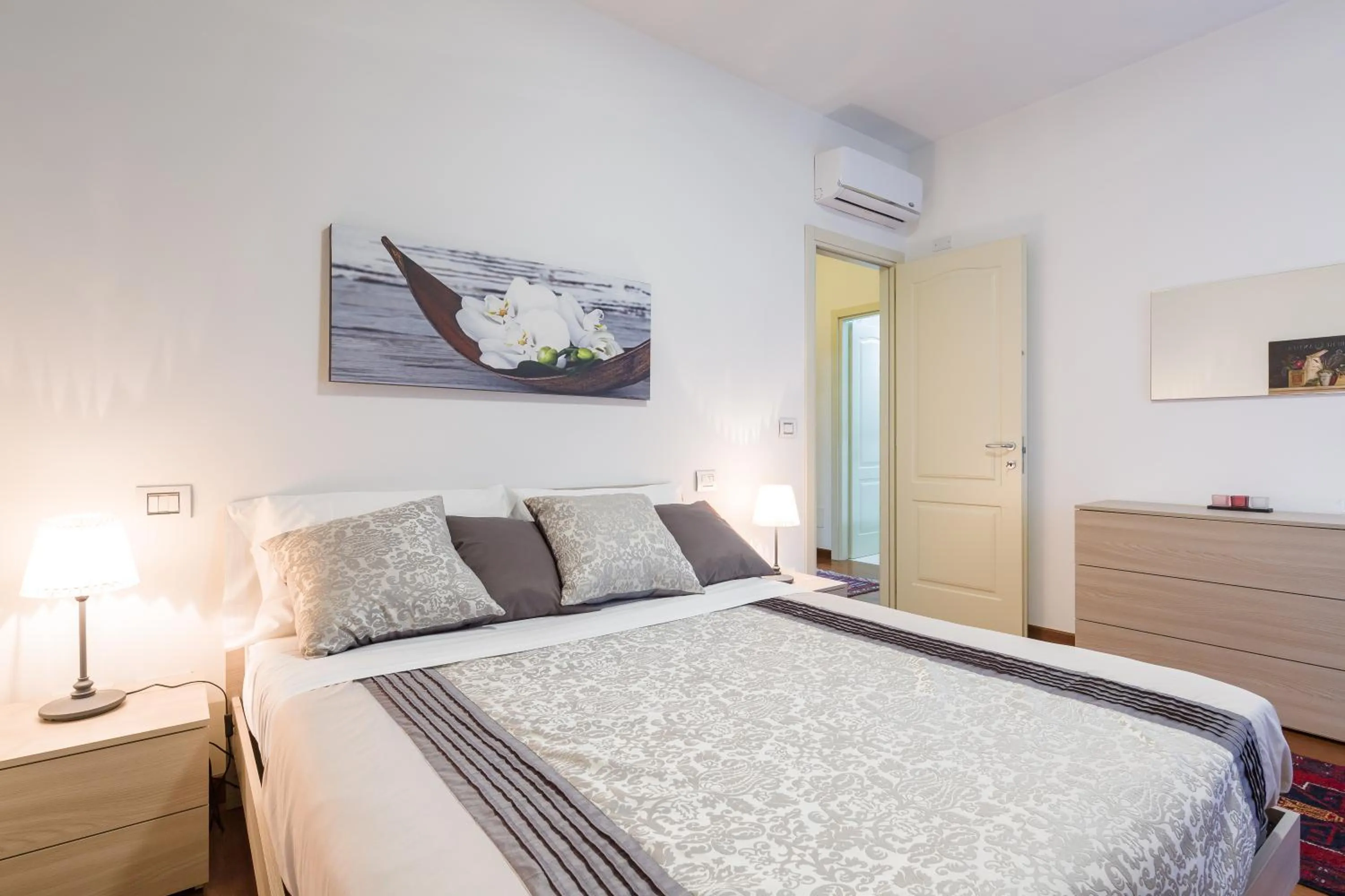 Bedroom, Bed in Cattaneo Arena Apartaments