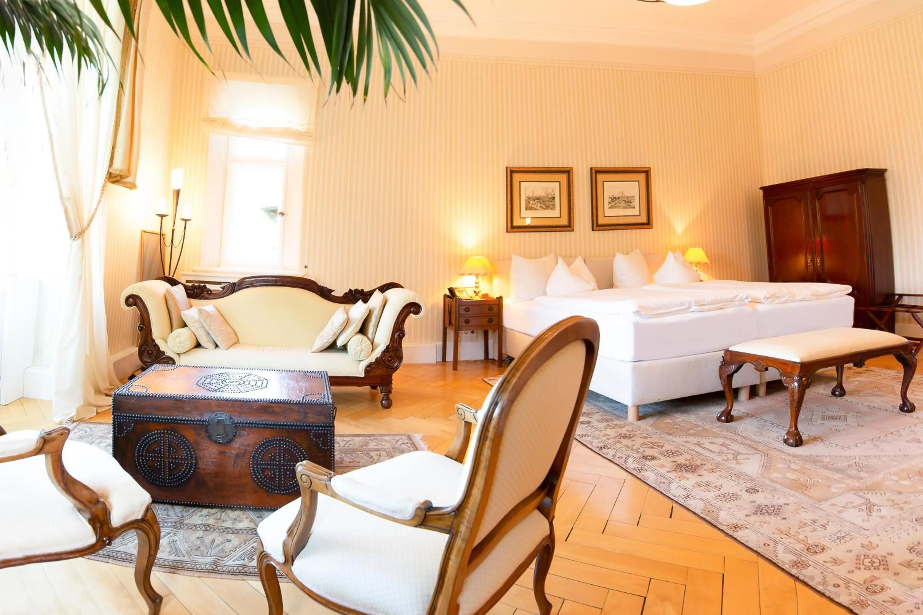 Day, Bed in Schlosshotel Villa Westerberge