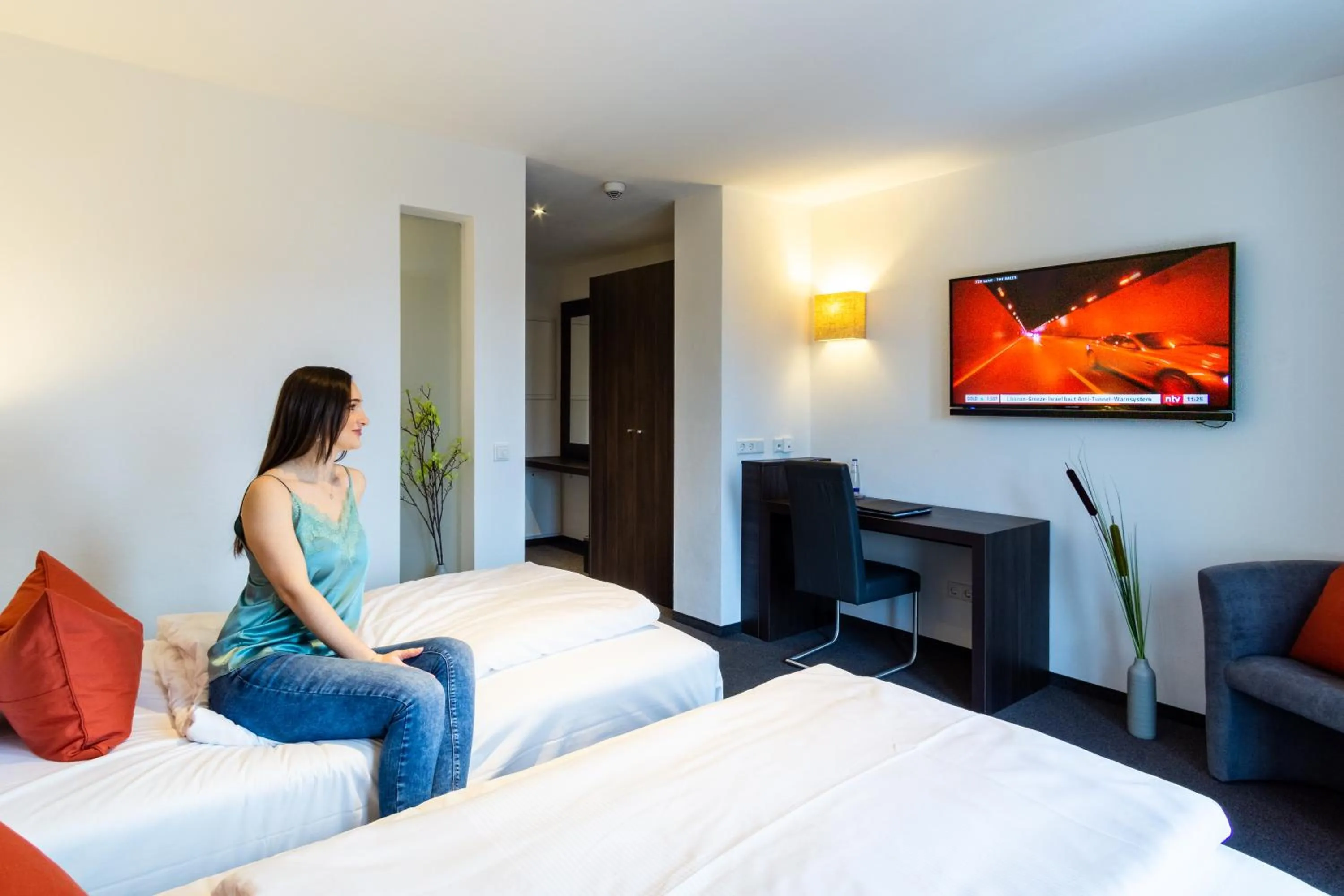 Decorative detail, Bed in Hotel Duda Langenbruck