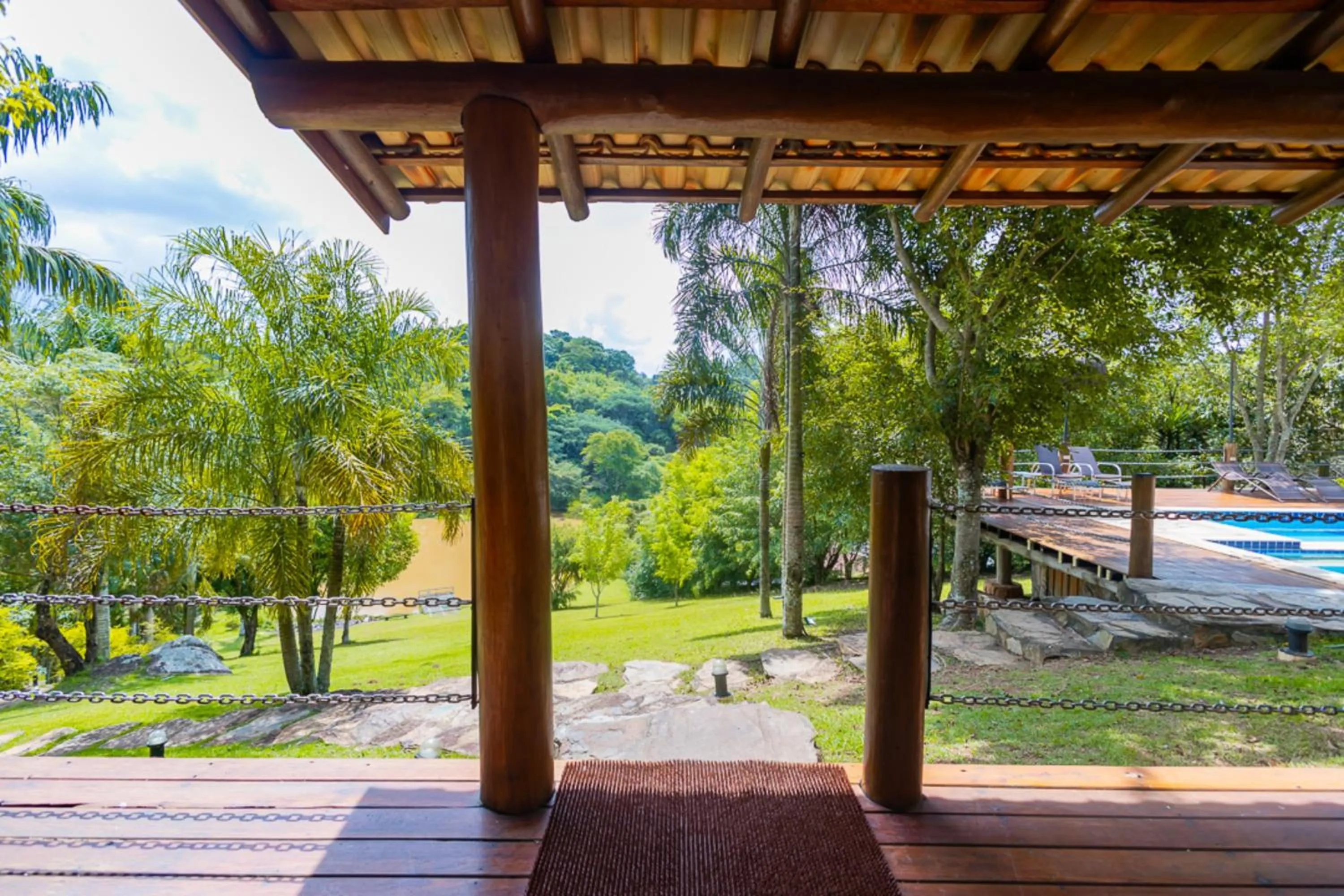 Garden view in Putini Pousada e Hotel by OYO