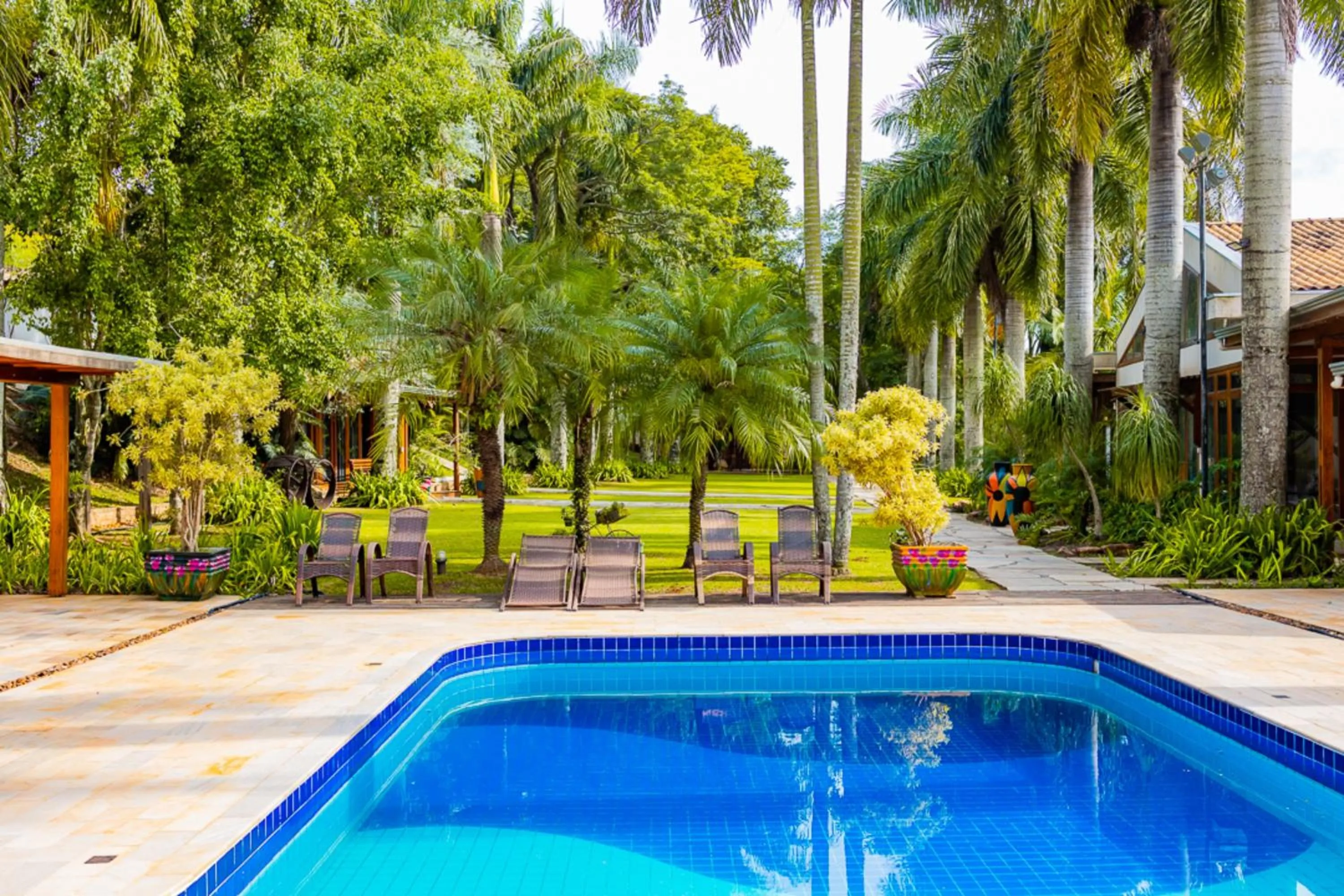 Garden in Putini Pousada e Hotel by OYO