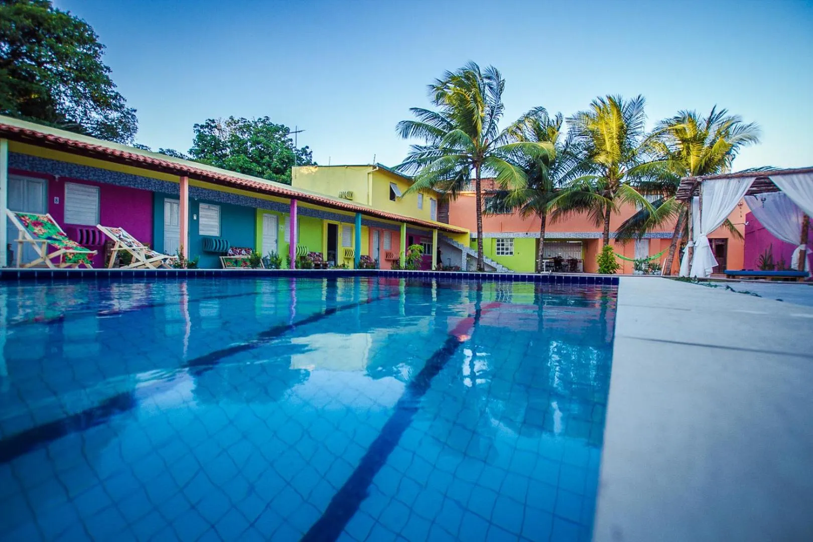 Swimming pool in Pousada Vila Nalu