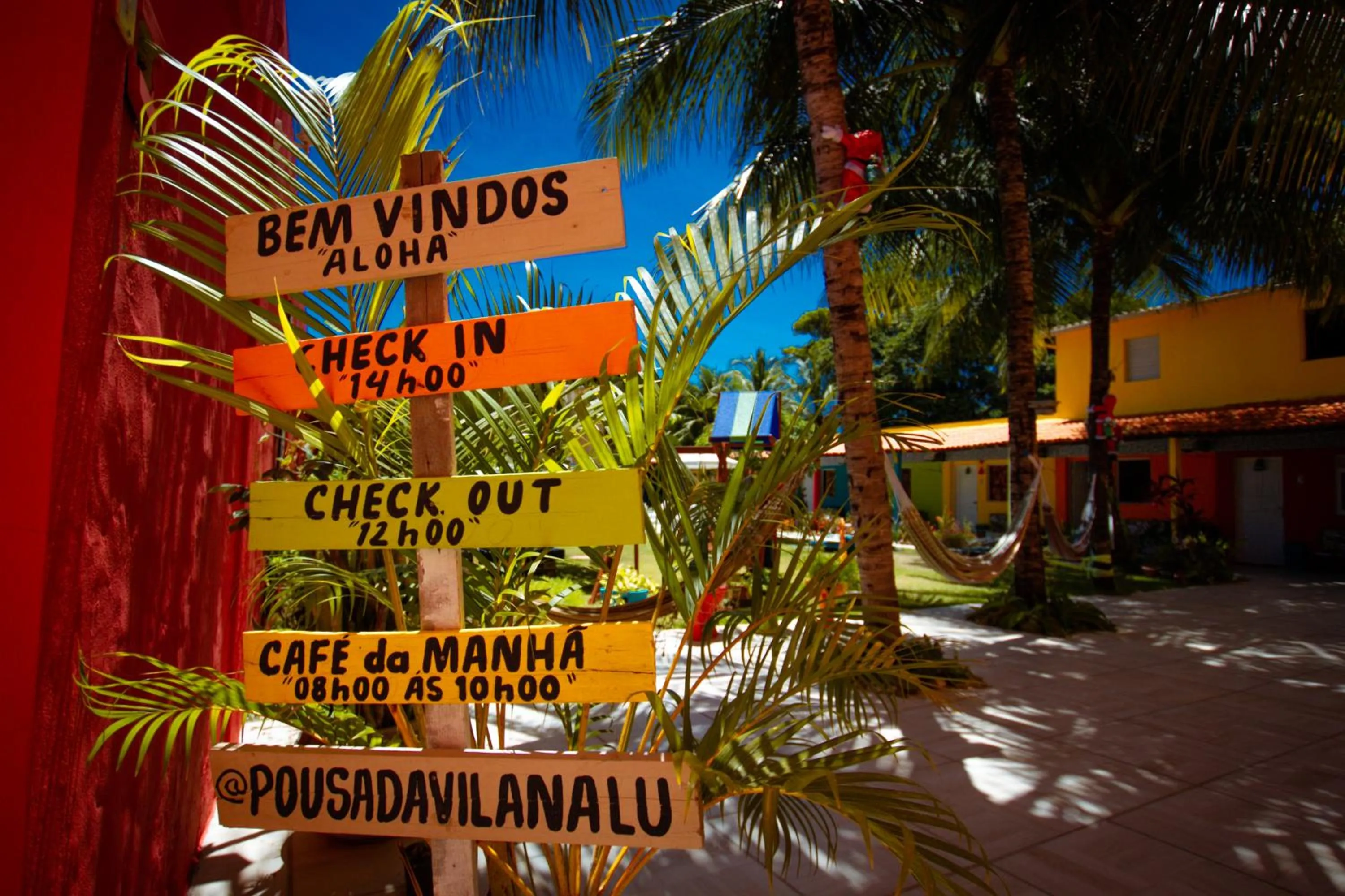 Garden view in Pousada Vila Nalu