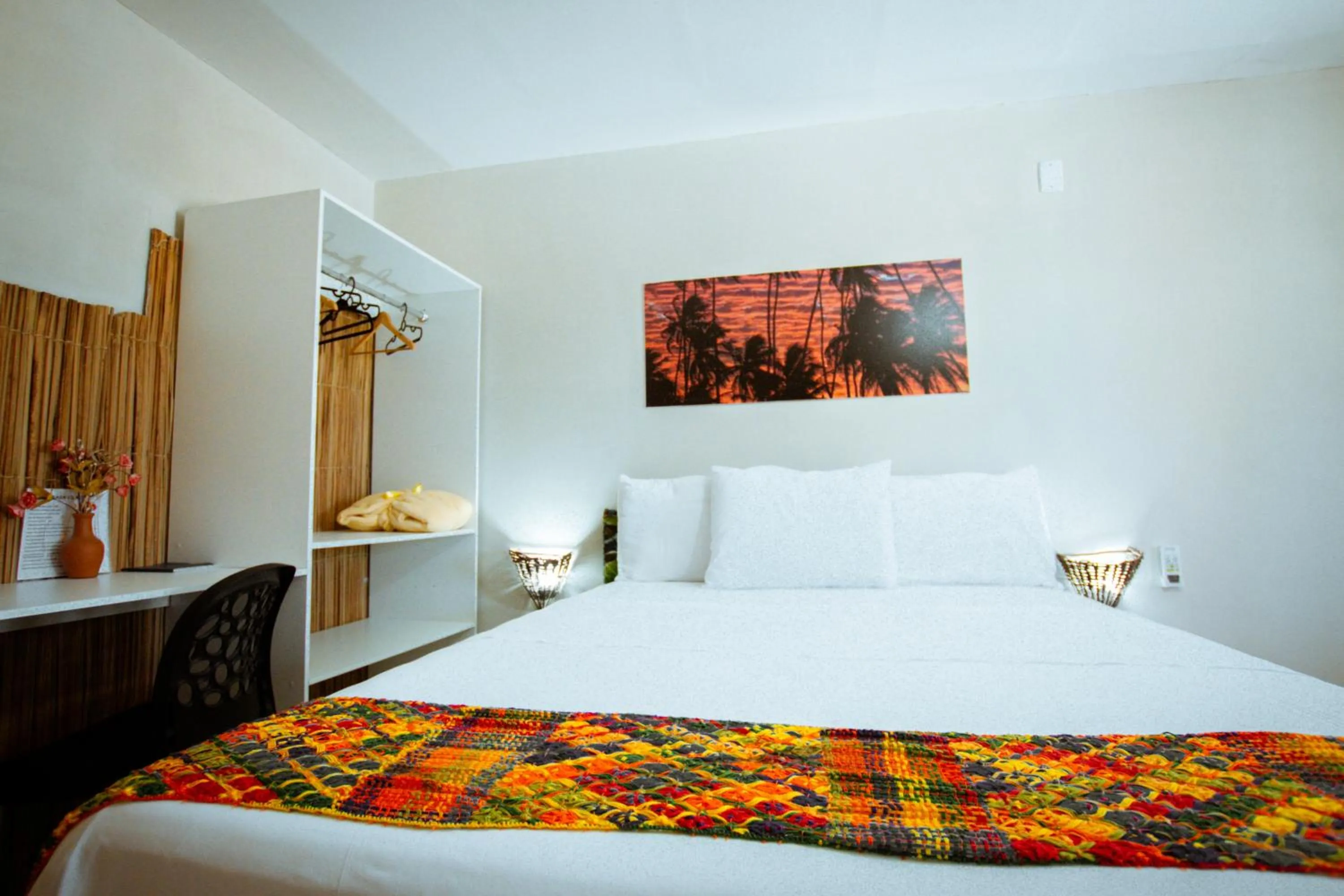 Bed in Pousada Vila Nalu