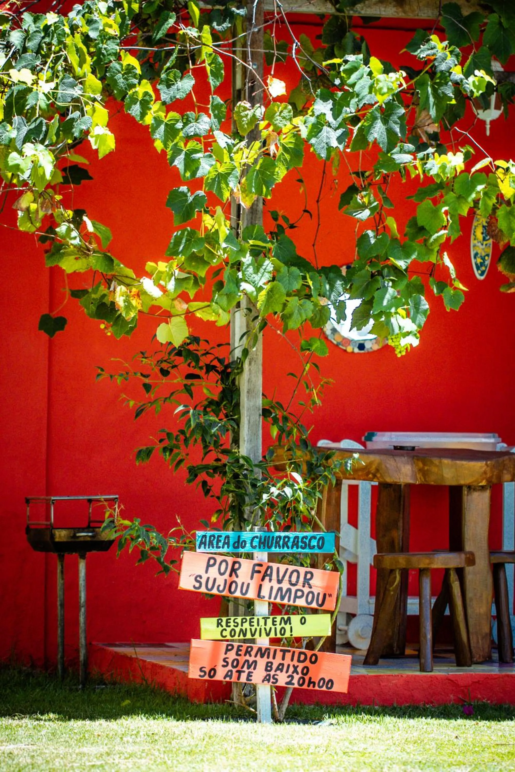 BBQ facilities in Pousada Vila Nalu