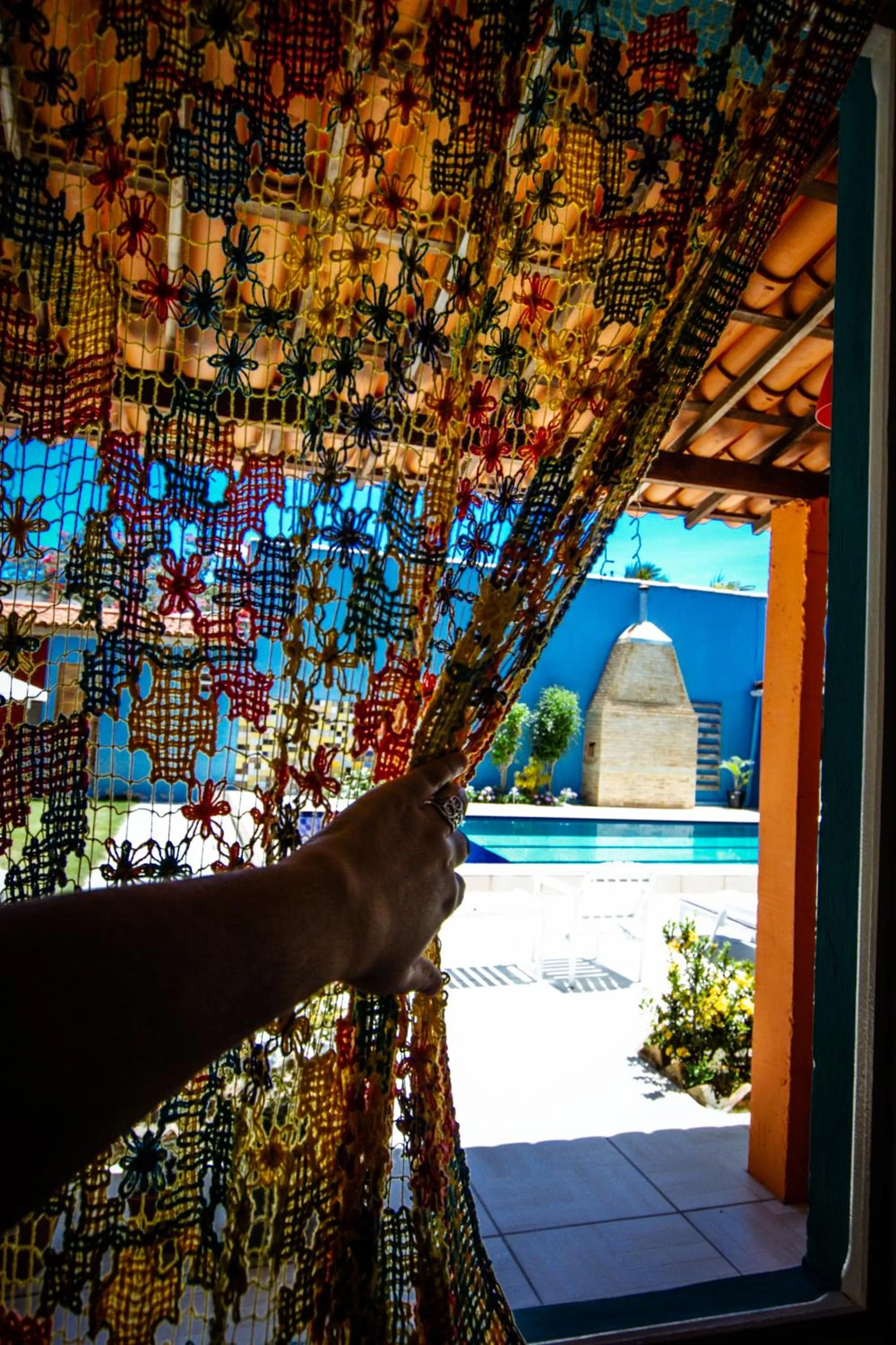 Pool view in Pousada Vila Nalu