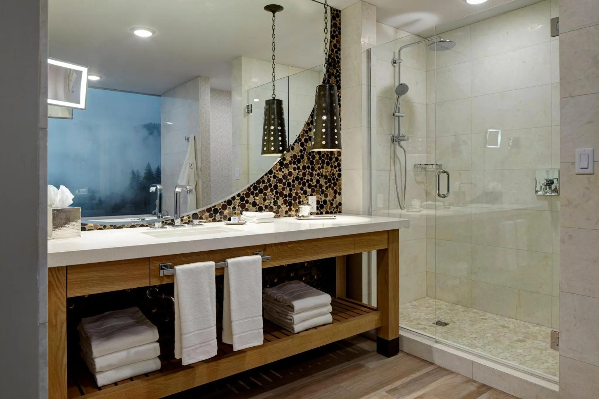 Bathroom in Archer Hotel Napa