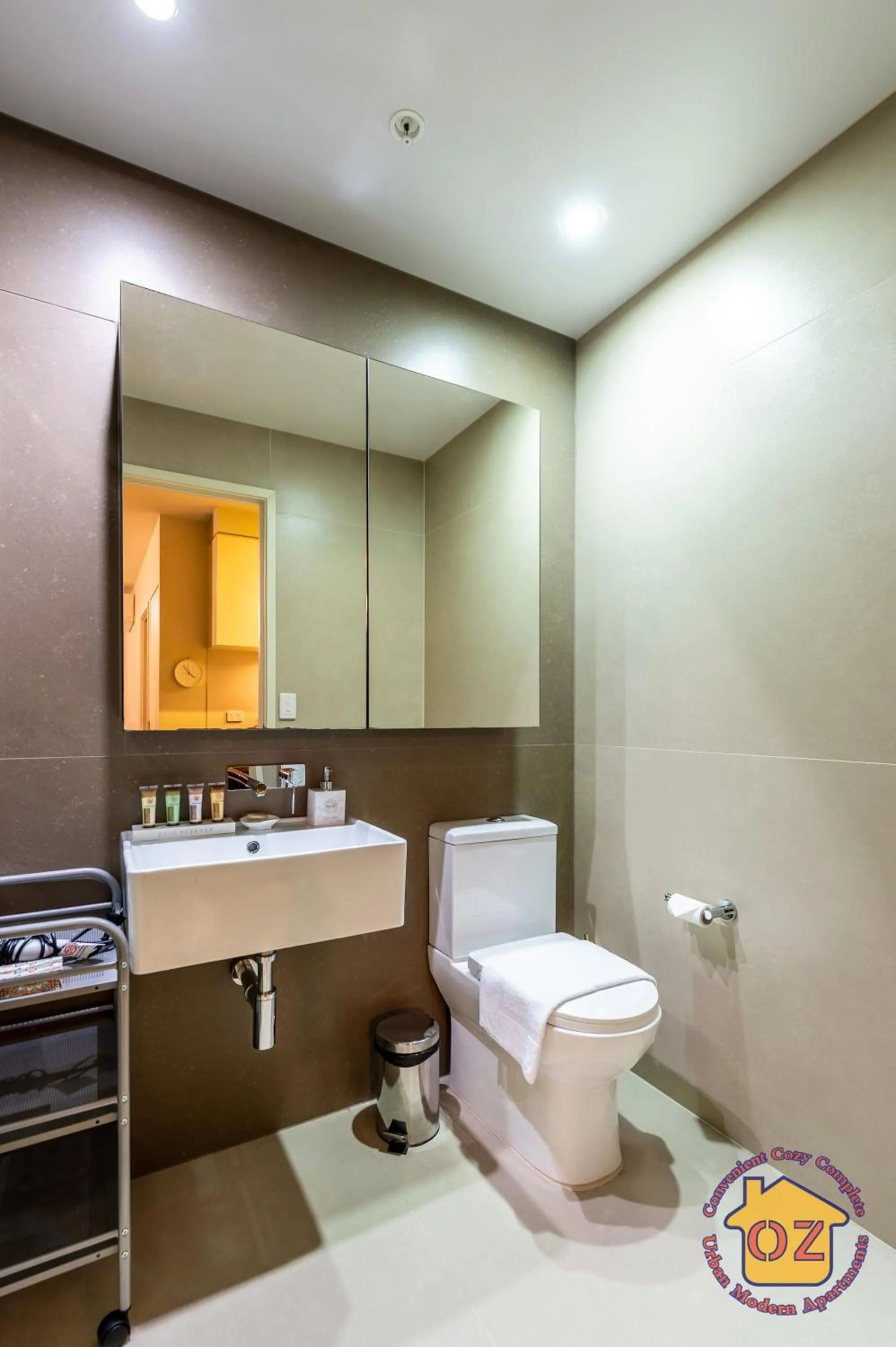 Bathroom in Aussie Escape Apartments-Skyline Collins Tower