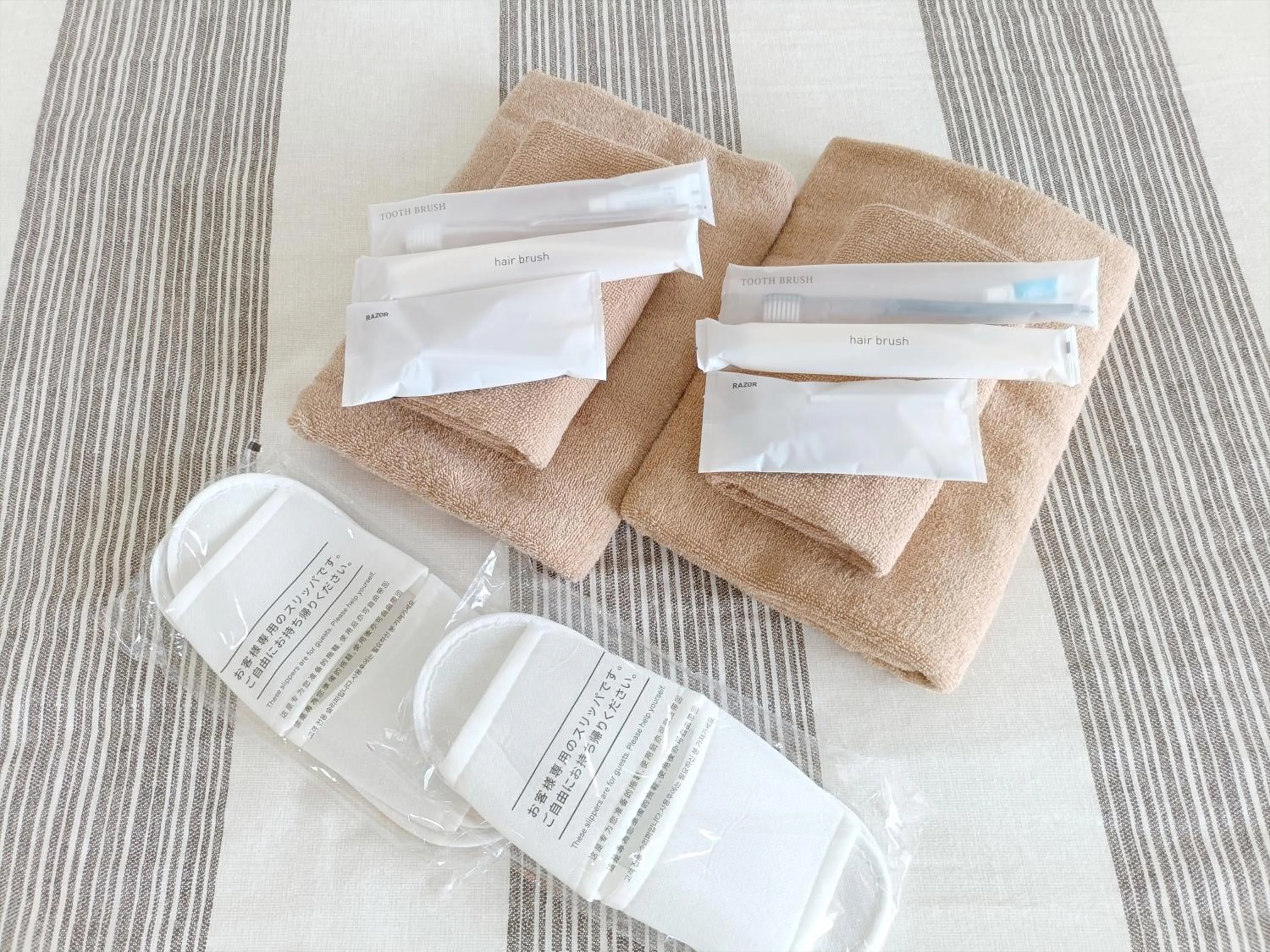 towels in Kariyushi Condominium Resort Sea Side House