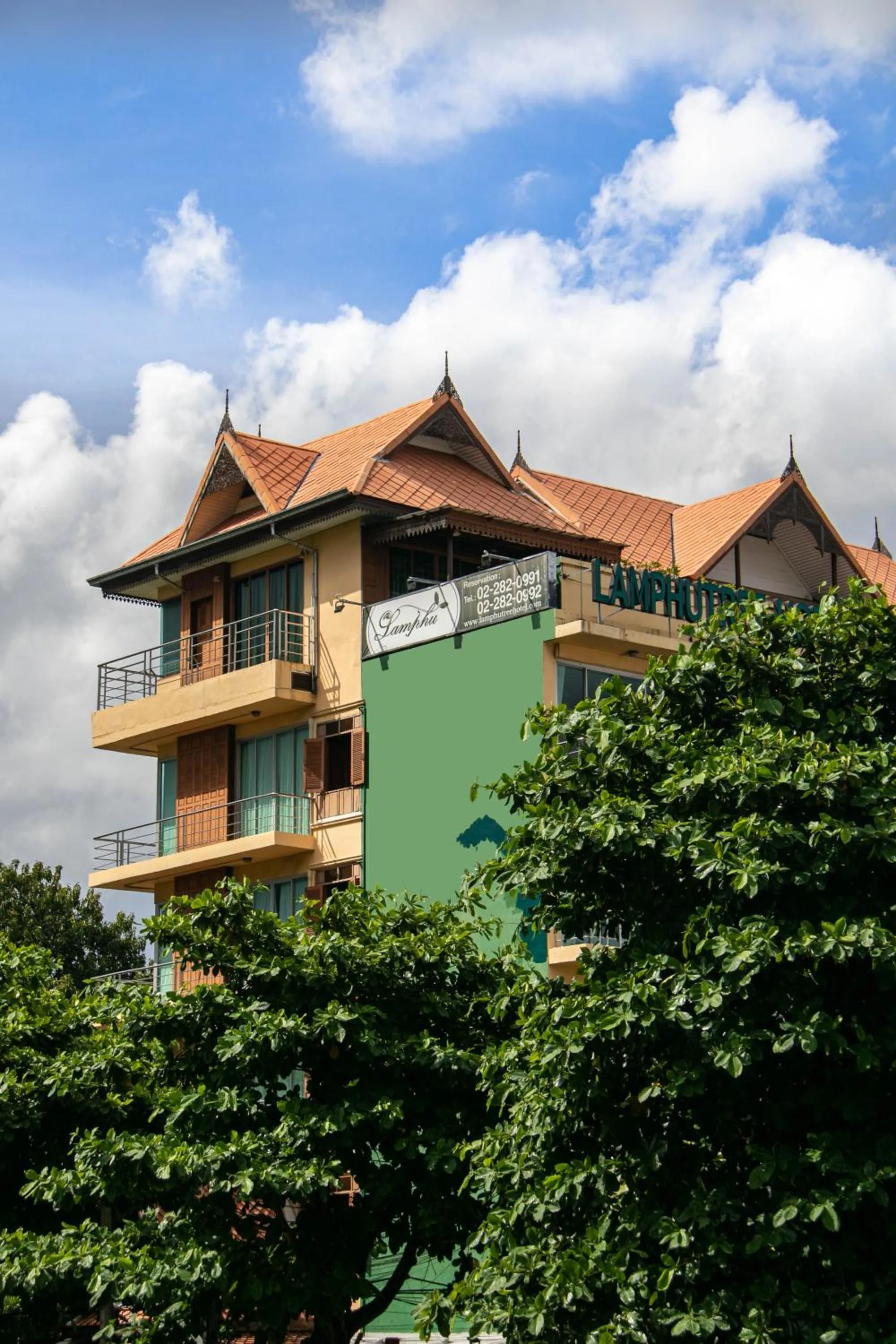 Property building in Lamphu Tree House Boutique Hotel