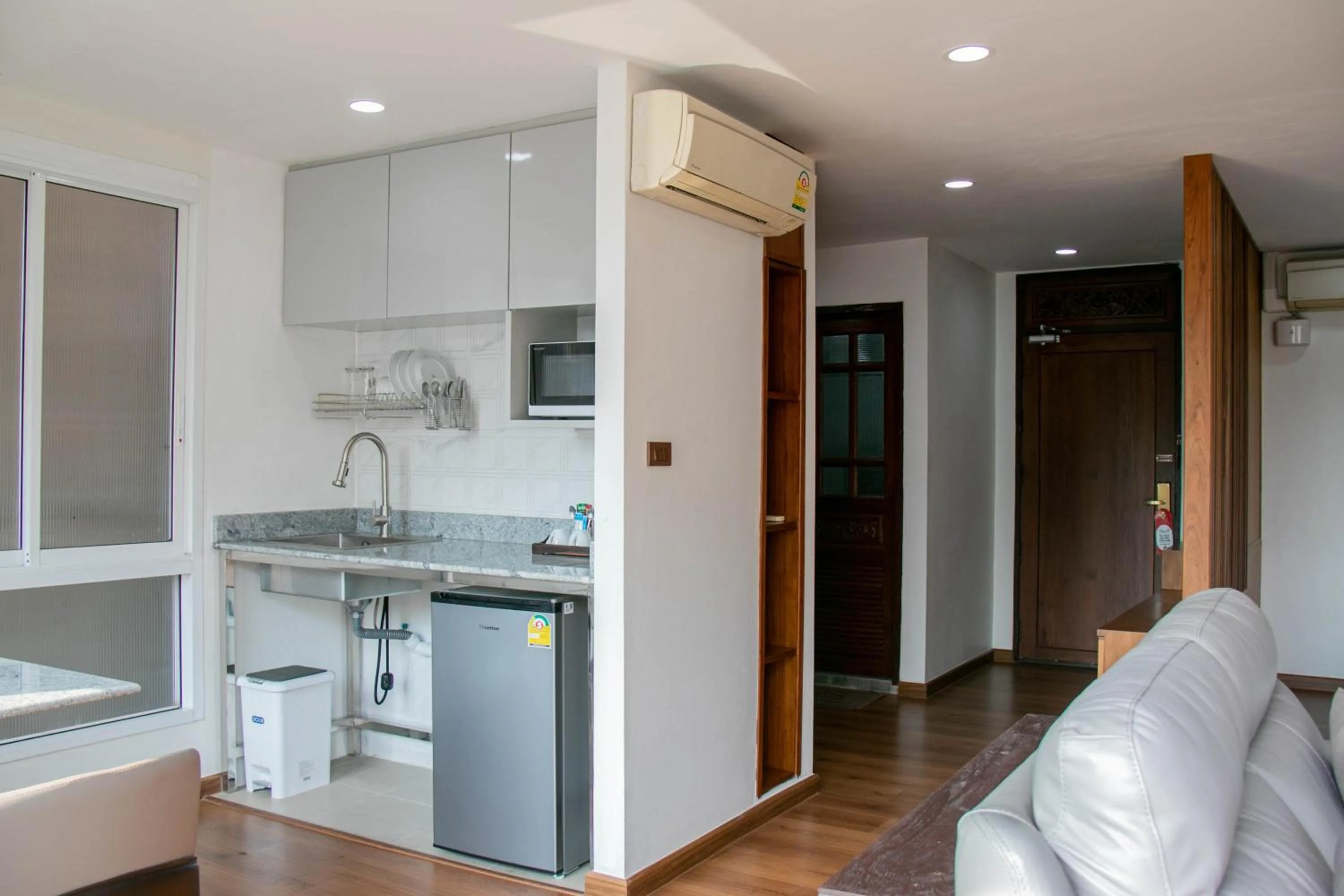 Kitchen or kitchenette in Lamphu Tree House Boutique Hotel