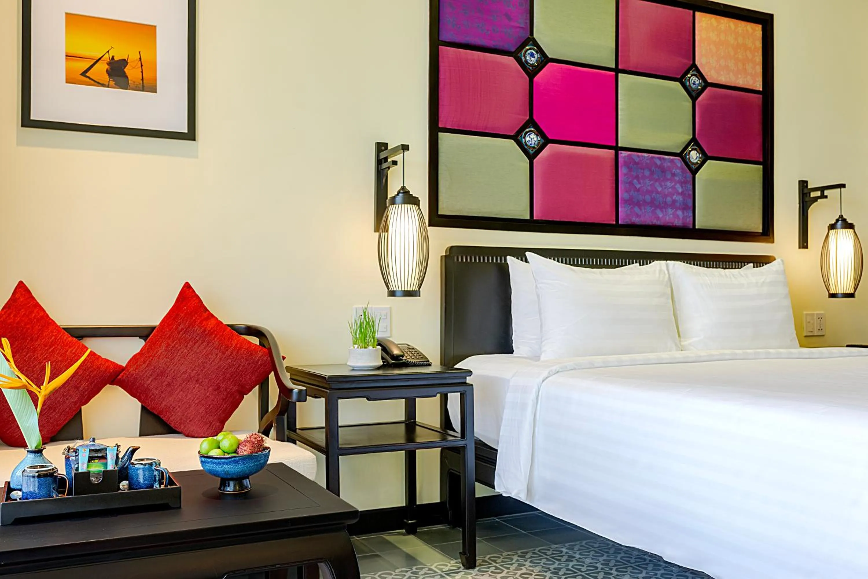 Bed in Wyndham Garden Hoi An Cua Dai Beach