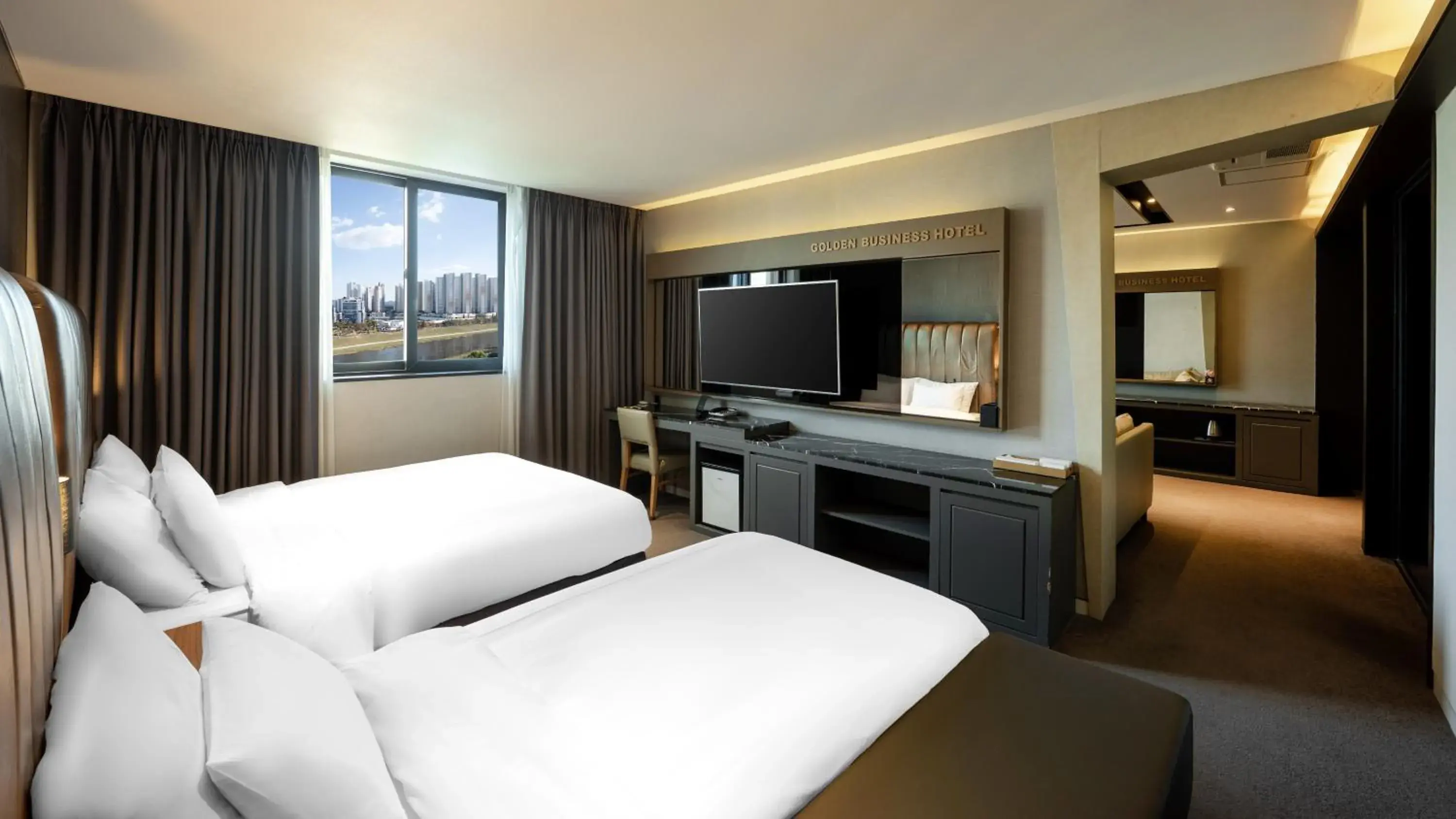 Bed in Golden Business Hotel Bed in Golden Business Hotel