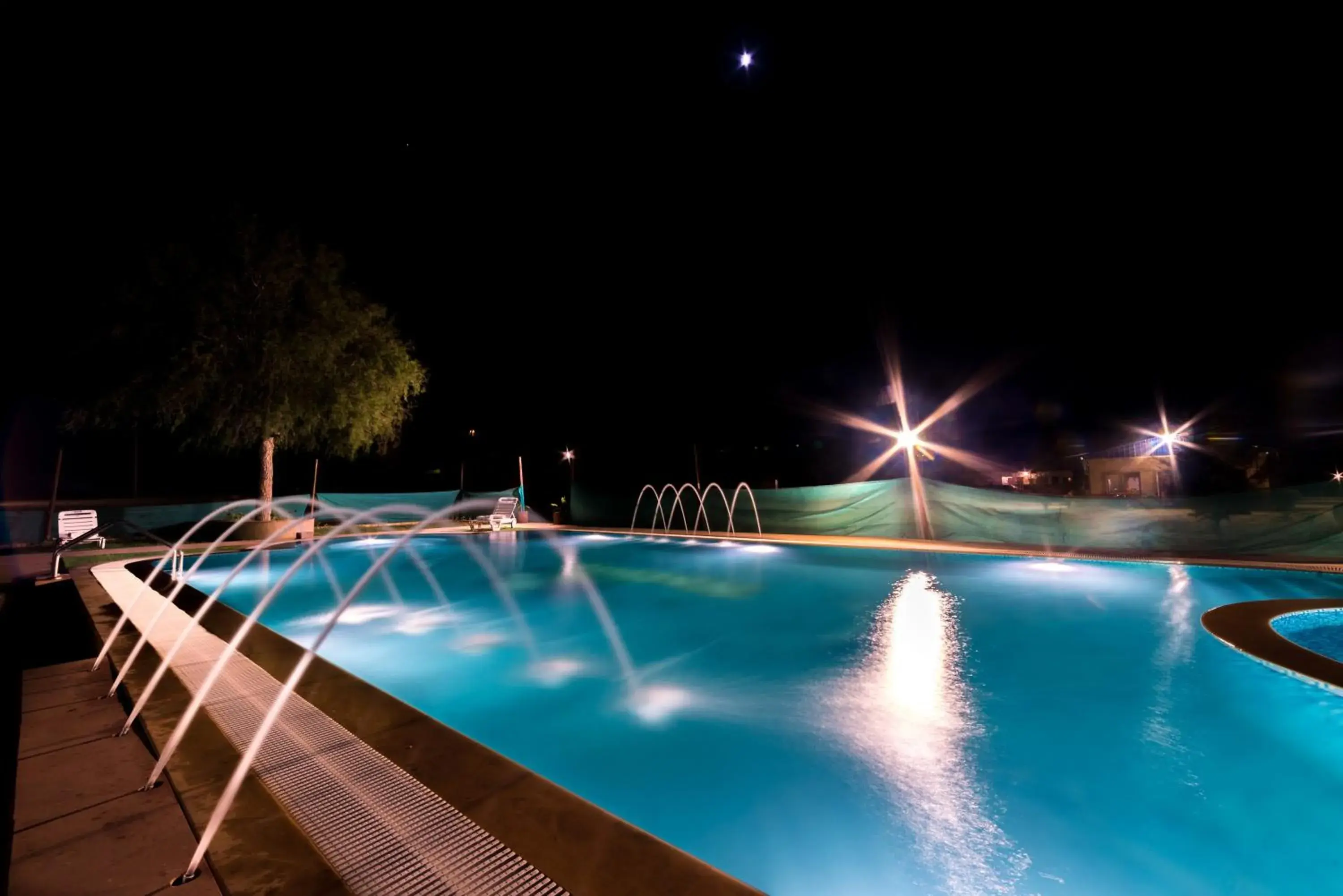 Night in Moonlight Nature Resort & Swimming Pool Night in Moonlight Nature Resort & Swimming Pool