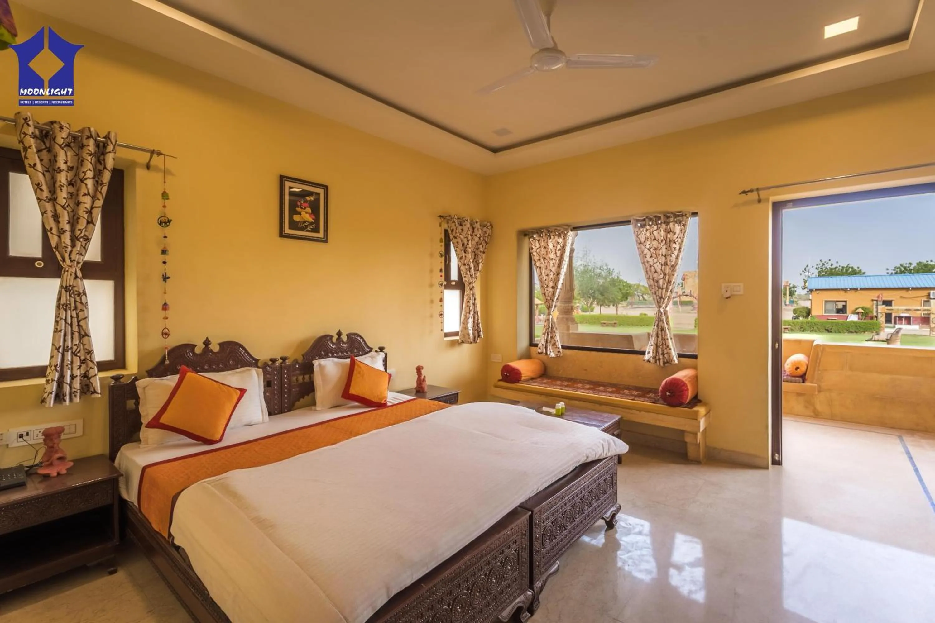 Bedroom, Bed in Moonlight Nature Resort & Swimming Pool